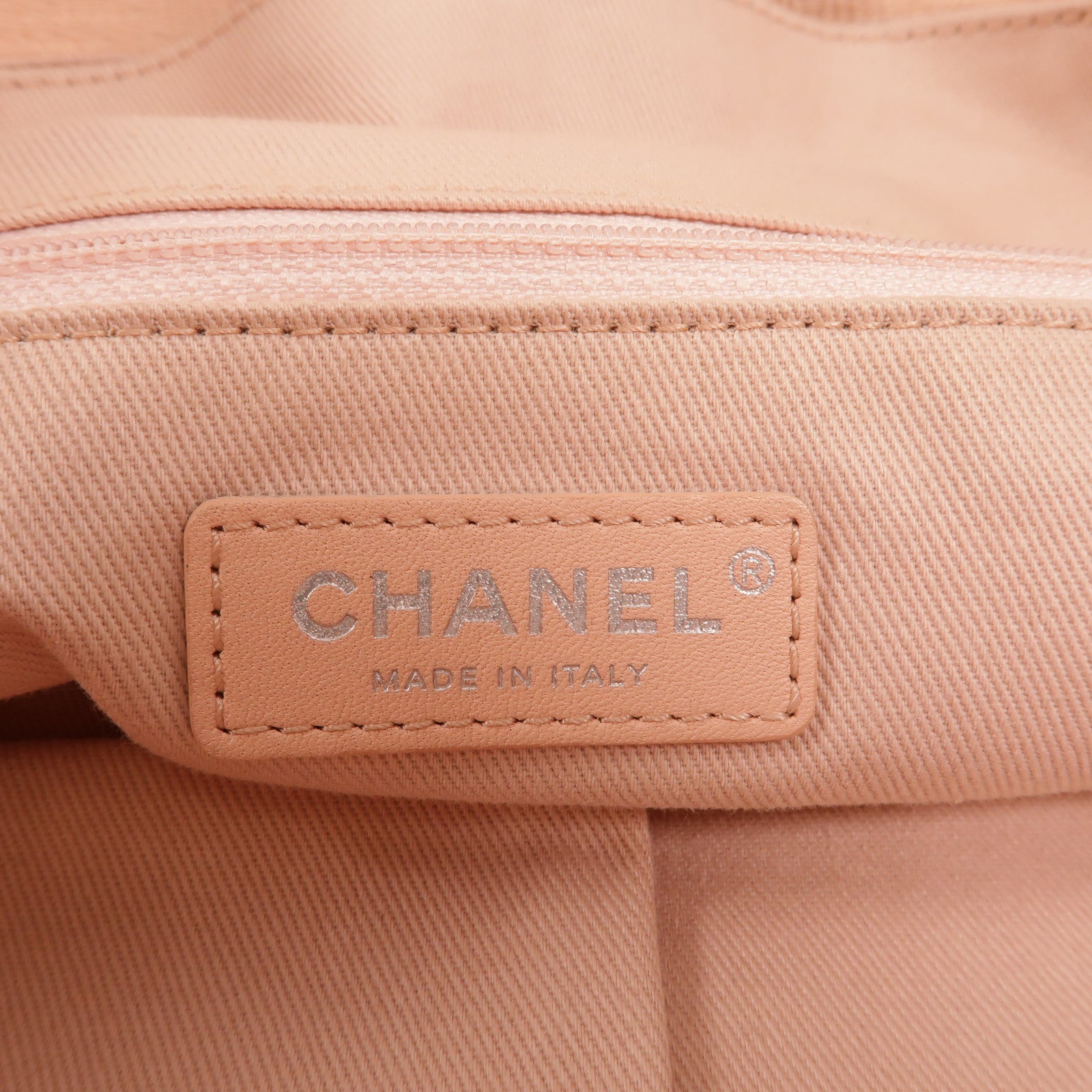 CHANEL 帆布Deauville Tote Bag手挽肩背兩用袋