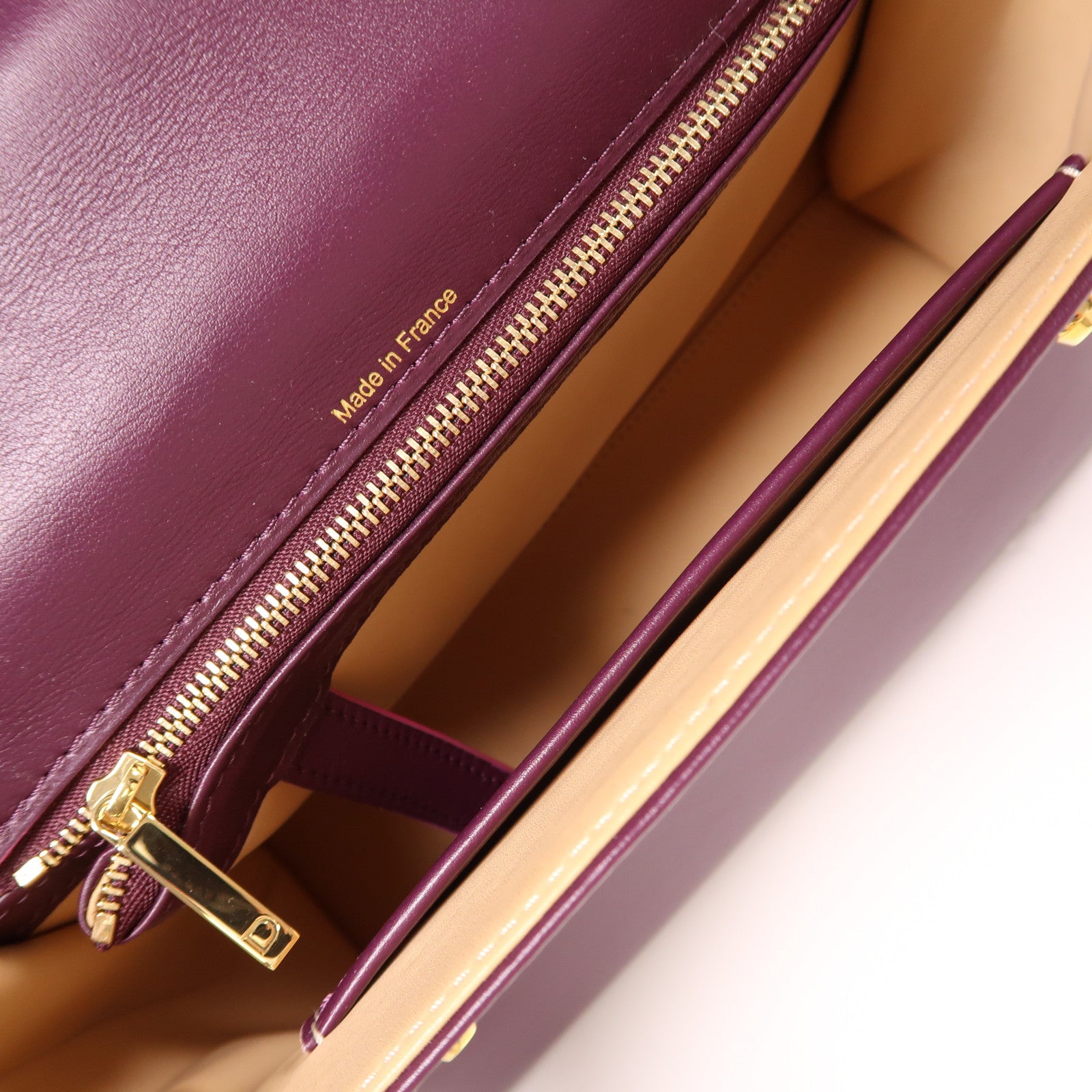 Delvaux 牛皮皮革Tempete金扣手挽肩背兩用袋