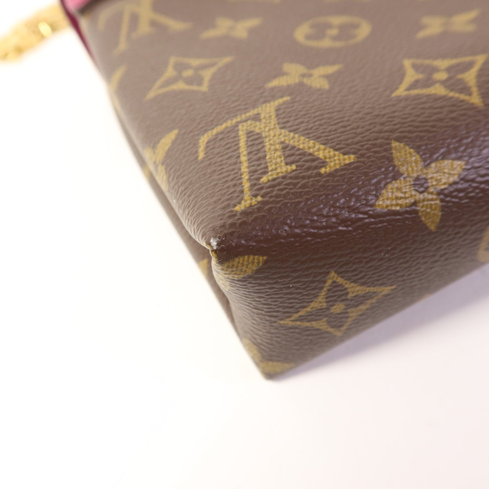 LOUIS VUITTON Monogram Pallas Chain金扣鏈帶肩背袋