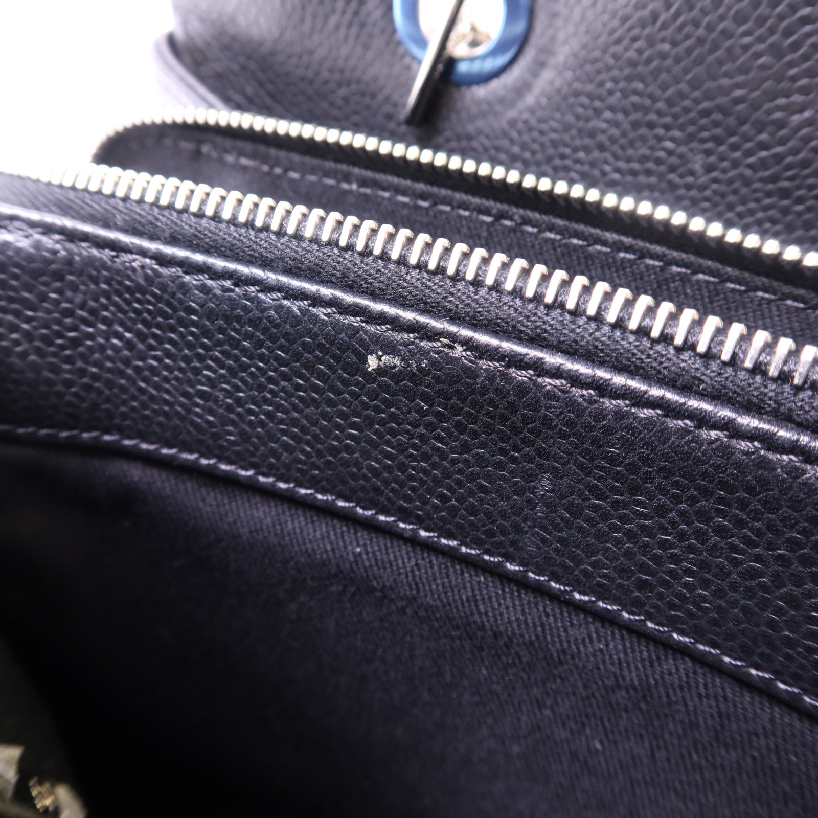 CHANEL 牛皮皮革Chain Shoulder銀扣鏈帶肩背袋