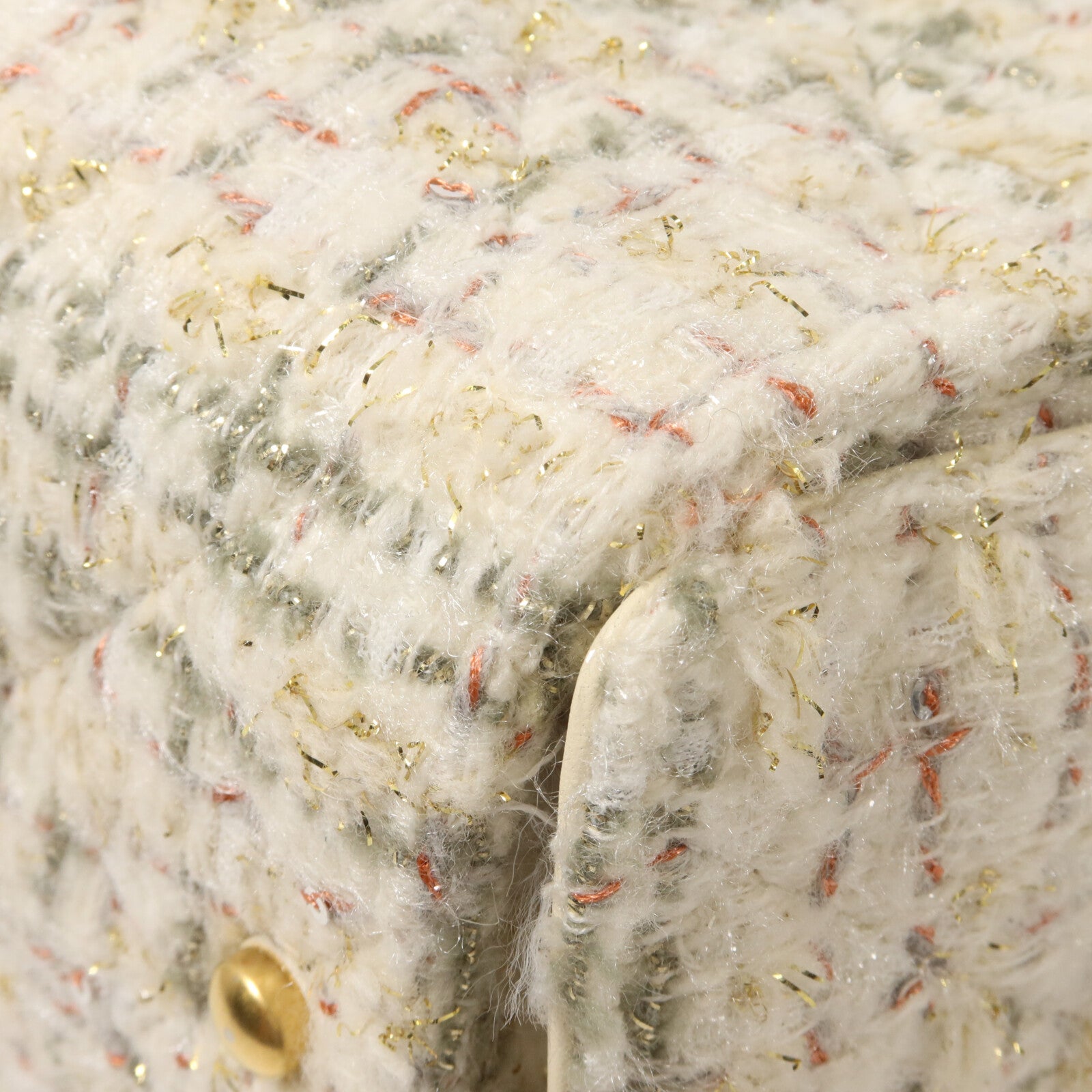CHANEL Tweed Hobo鏈帶肩背袋