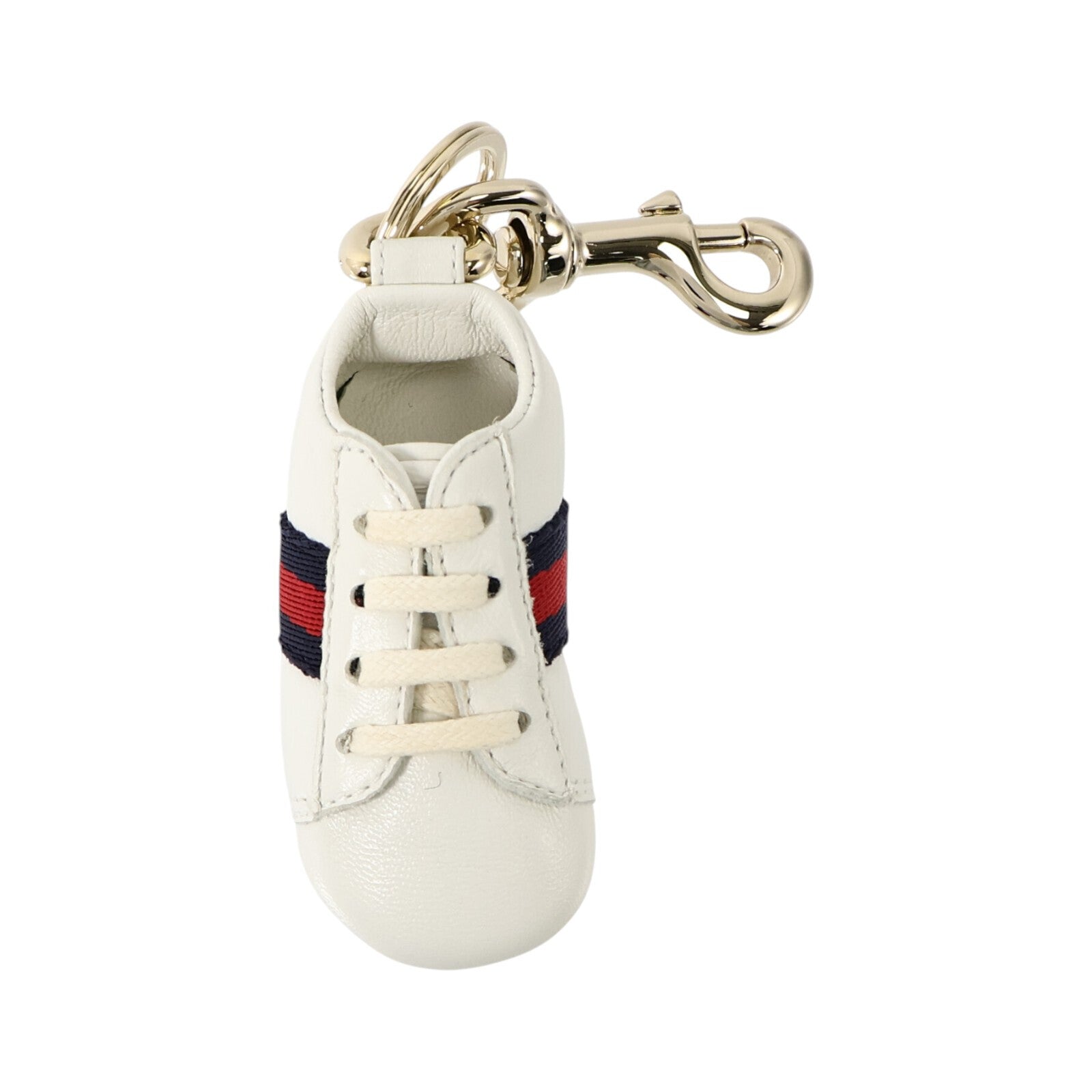 GUCCI 牛皮皮革Ace Sneaker Keyring Charm鎖匙扣