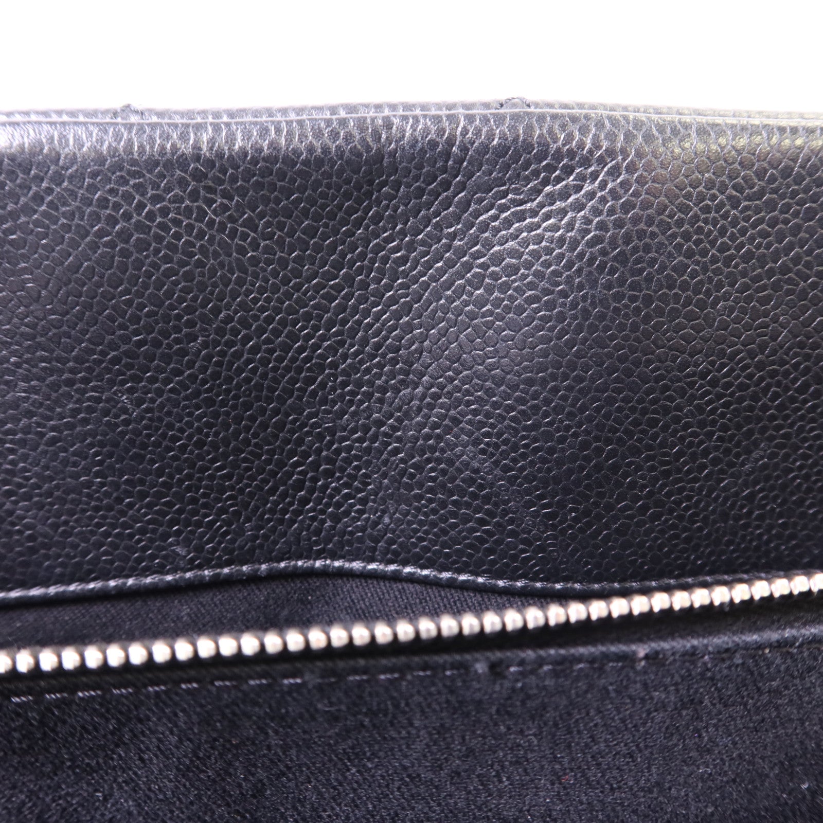 CHANEL 牛皮皮革Chain Shoulder銀扣鏈帶肩背袋