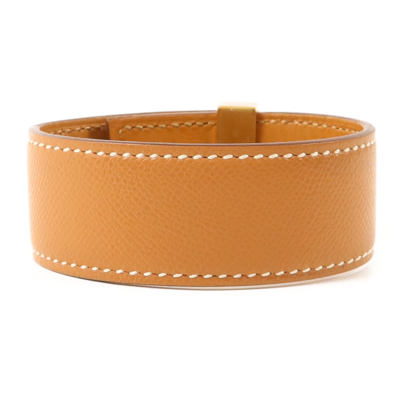 HERMES Epsom皮革CDC 24金扣手鐲Gold