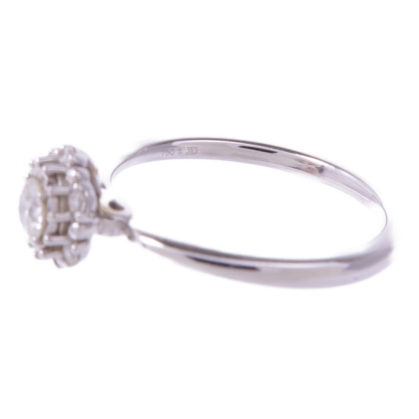 JEWELRY 【激減優惠】18K白金Diamond Ring鑽石戒指US#5.25