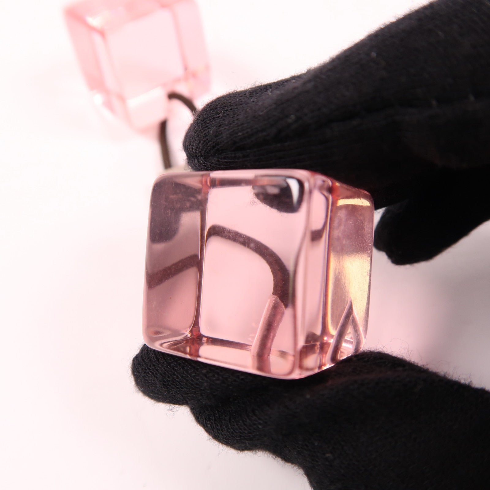 LOUIS VUITTON PVC Hair Cube髮飾