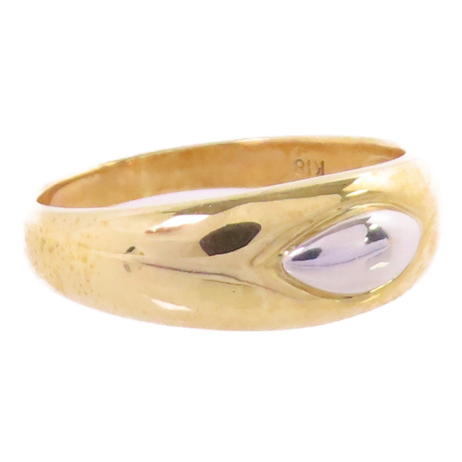 JEWELRY 18K黃金/PT900鉑金Gold Ring戒指US#4.75
