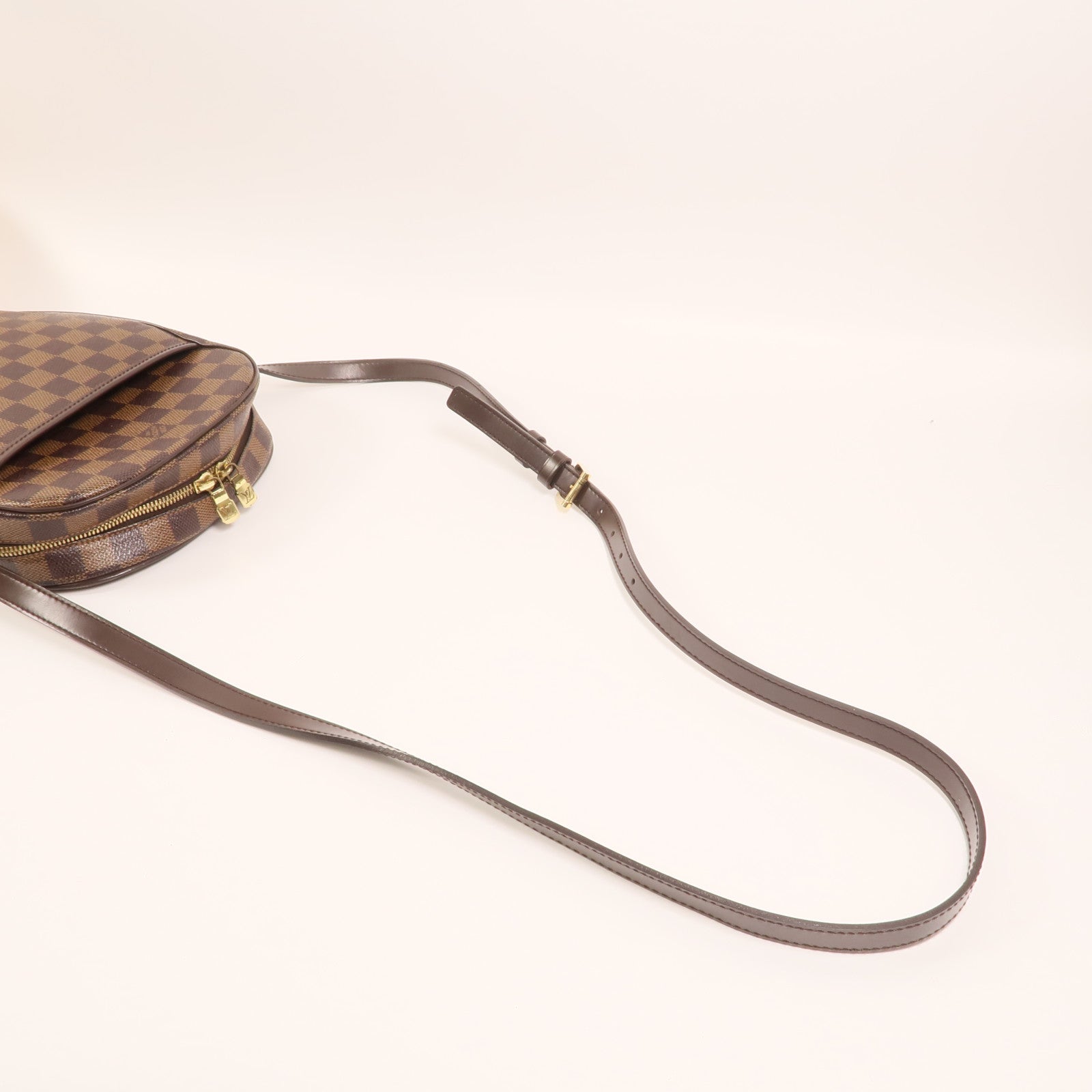 LOUIS VUITTON Damier Ipanema PM金扣肩背袋