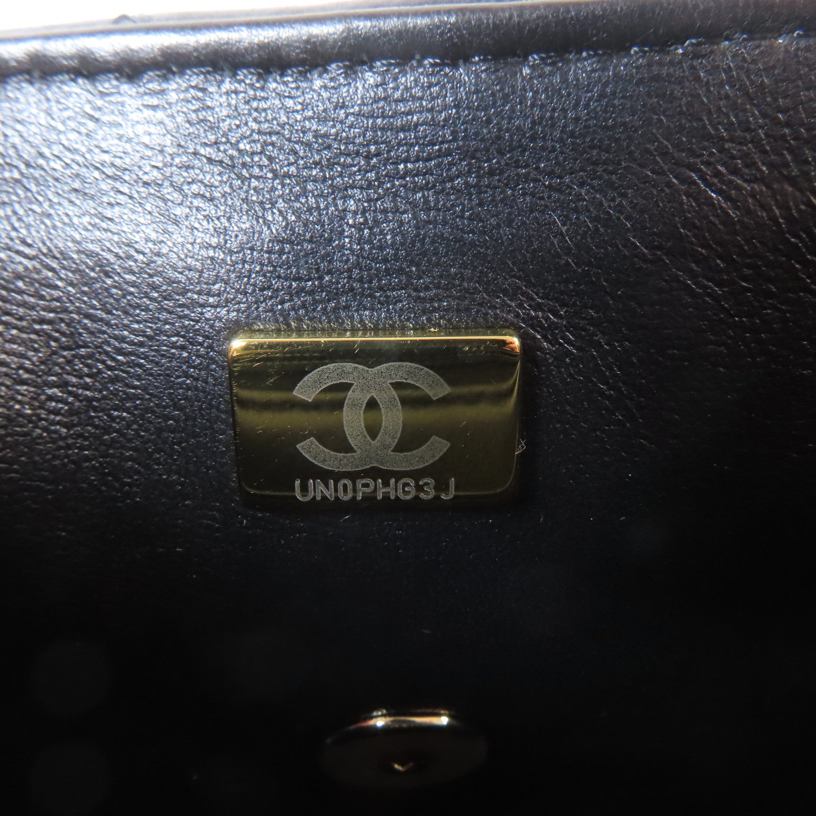 CHANEL 菱格羊皮皮革2way Chain Shoulder Bag金扣鏈帶手挽肩背兩用袋黑色