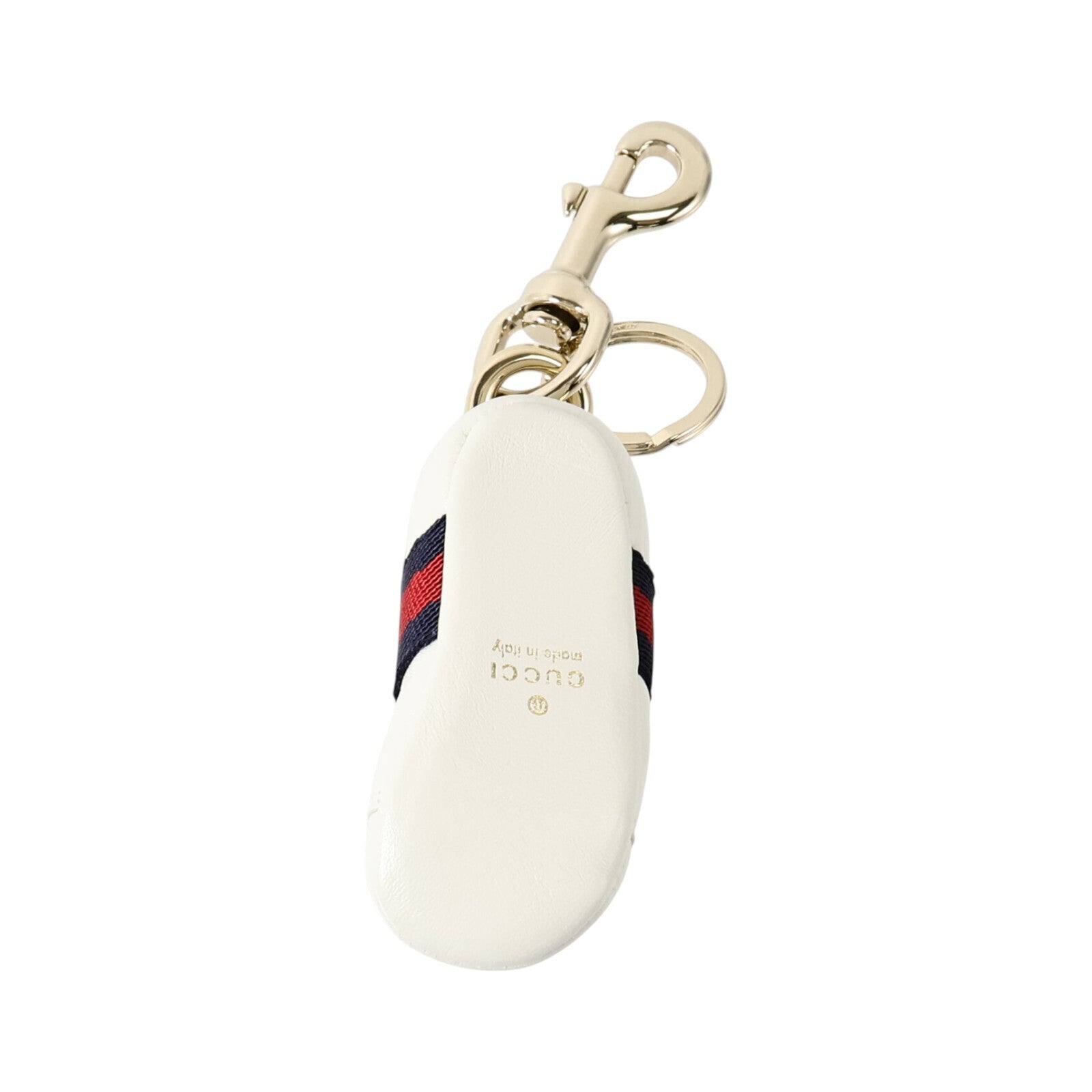 GUCCI 牛皮皮革Ace Sneaker Keyring Charm鎖匙扣