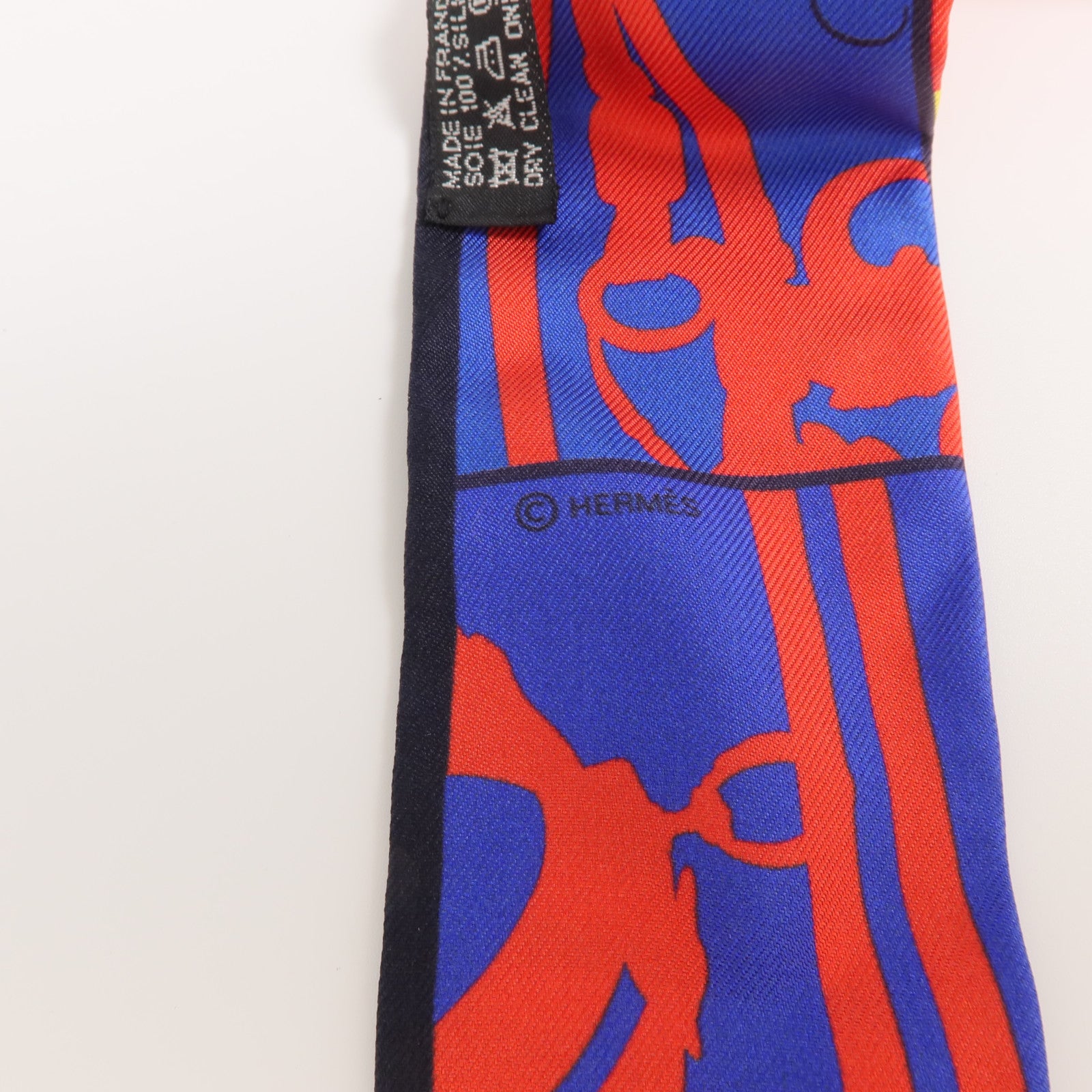 HERMES 【激減優惠】絲質Twilly絲巾
