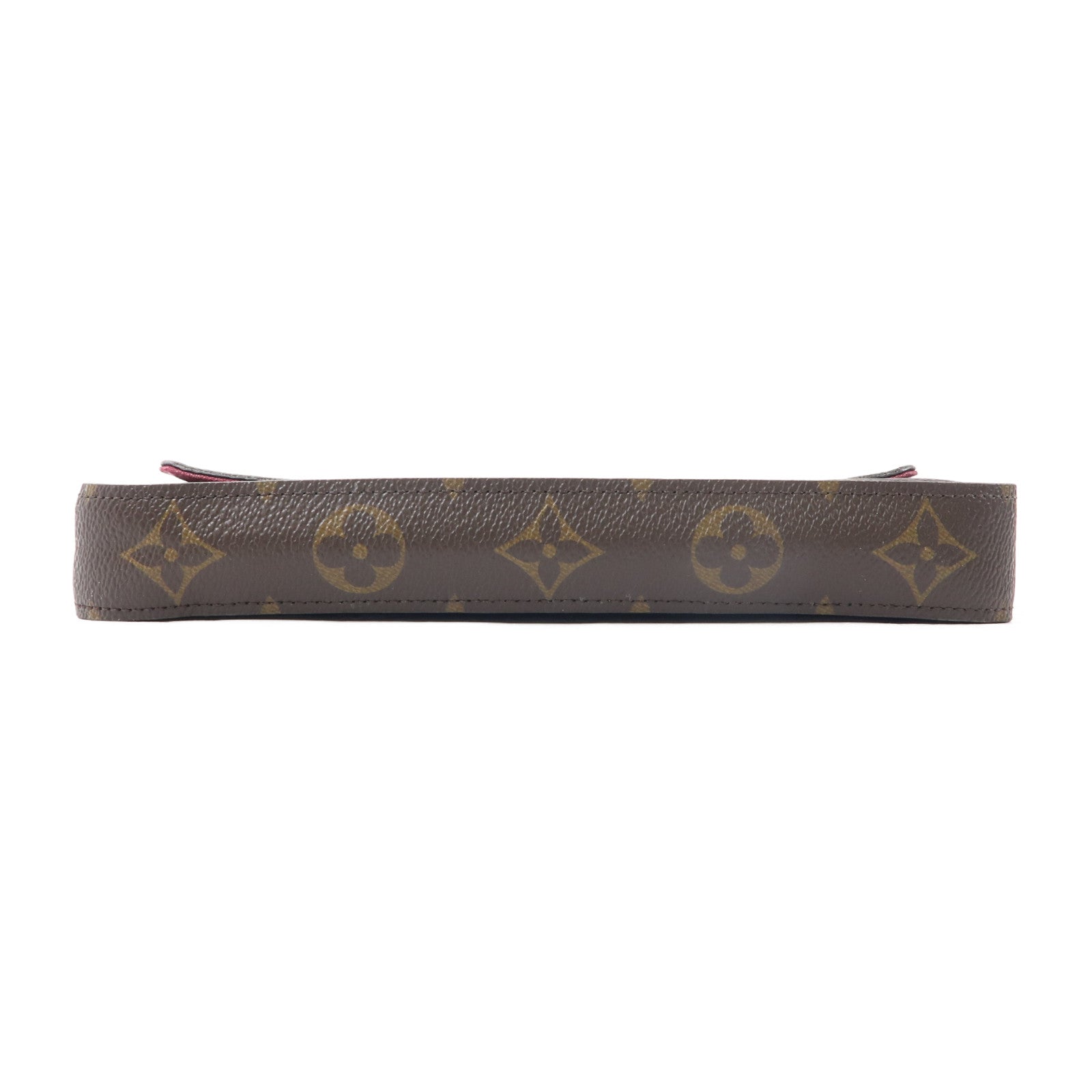 LOUIS VUITTON Monogram Pochette Felicie金扣鏈帶肩背袋棕色