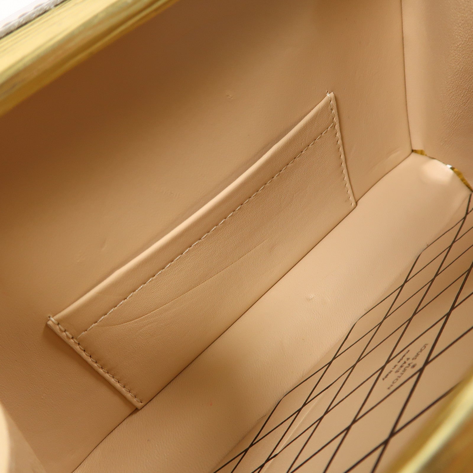 LOUIS VUITTON Epi/金屬Petite Malle金扣/銀扣肩背袋金色