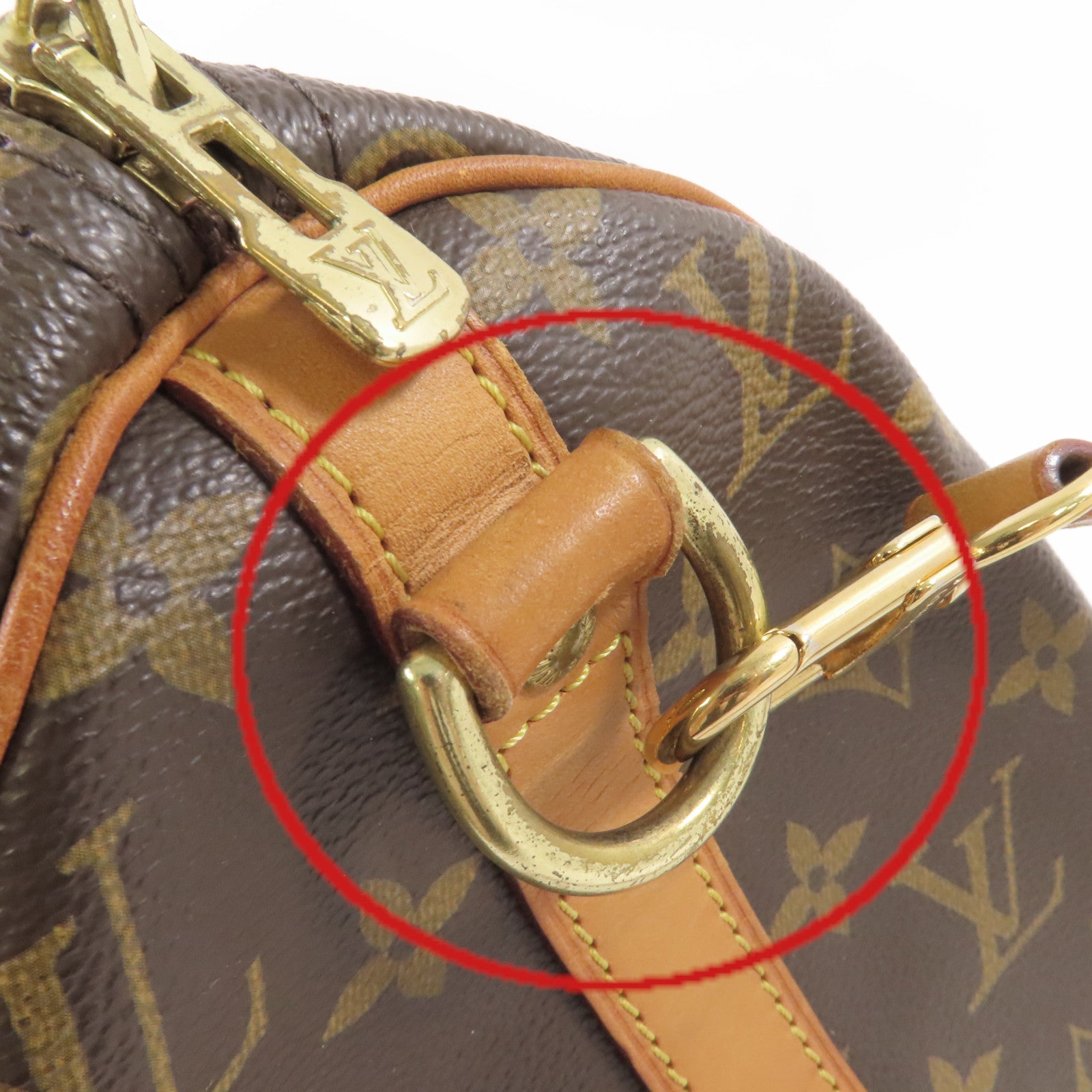 LOUIS VUITTON Monogram Speedy Bandouliere 30 2way Shoulder Bag金扣手挽肩背兩用袋啡色