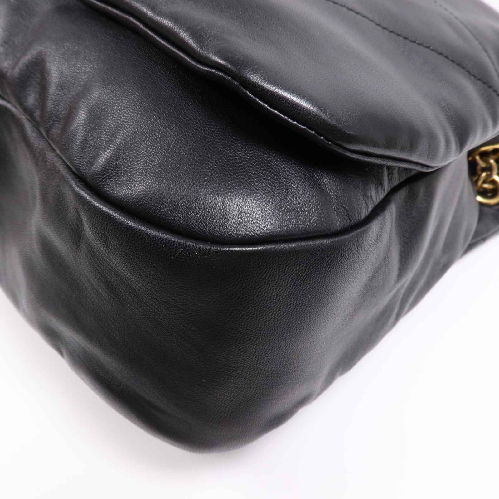 YVES SAINT LAURENT 【激減優惠】羊皮皮革LARGE Jamie 4.3金扣鏈帶肩背袋