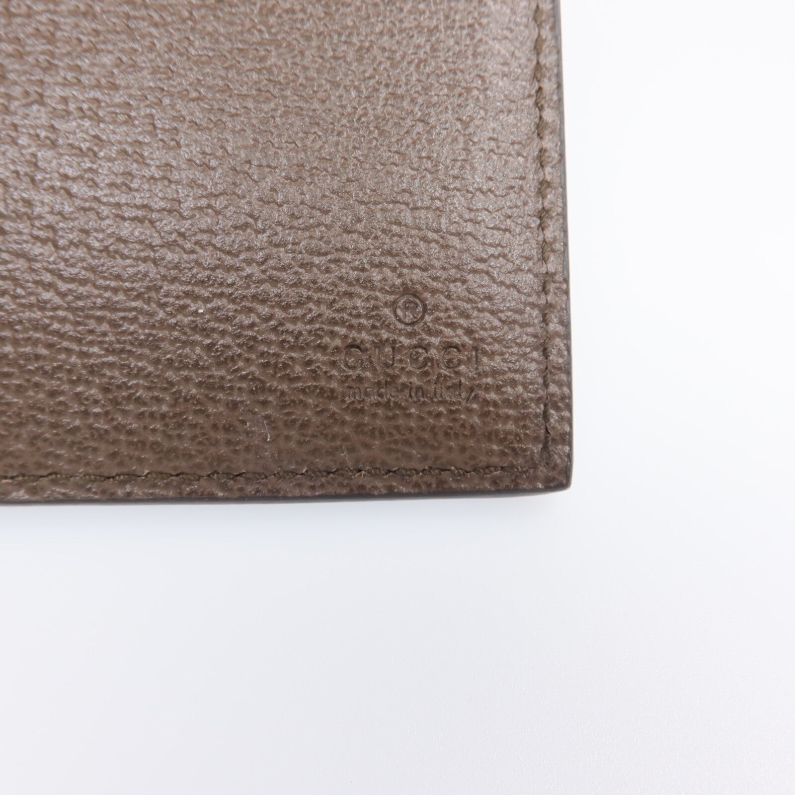 GUCCI 【激減優惠】塗層帆布Card Case金扣卡片套