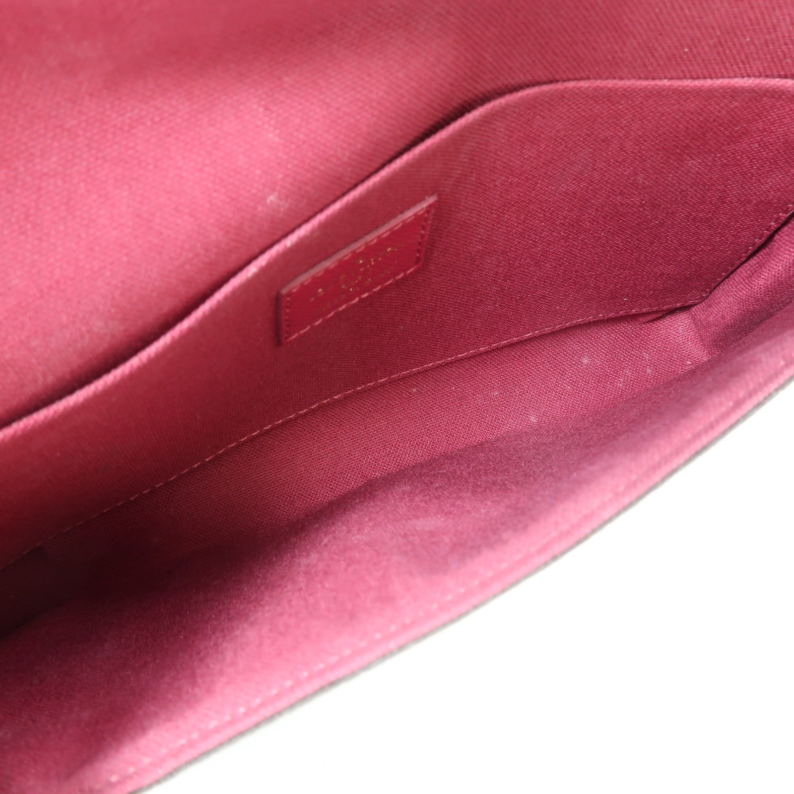 LOUIS VUITTON Monogram Pochette Felicie金扣鏈帶肩背袋棕色