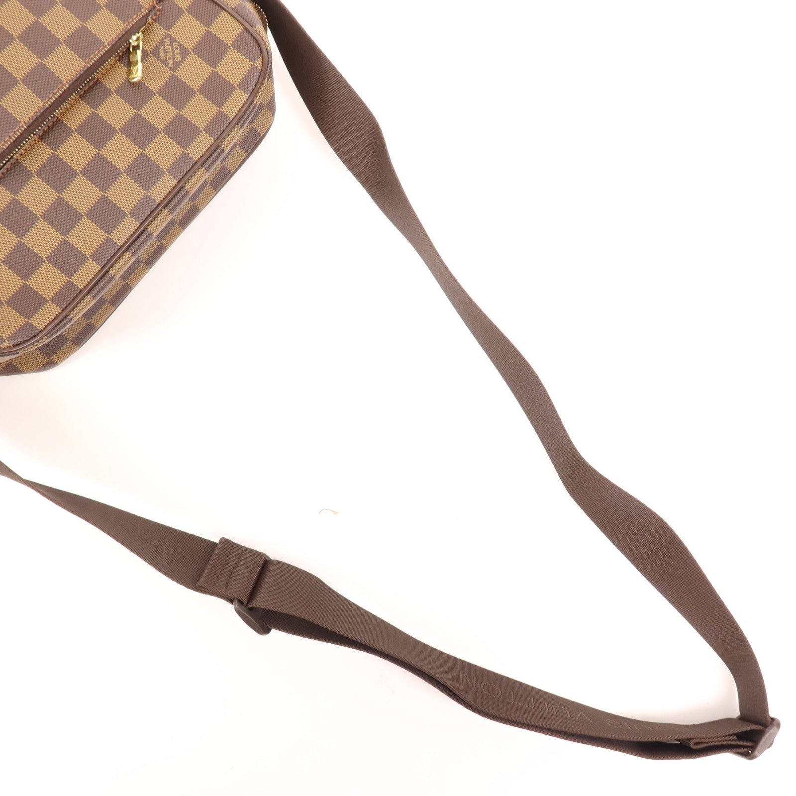 LOUIS VUITTON 【激減優惠】Damier Olaf MM金扣肩背袋
