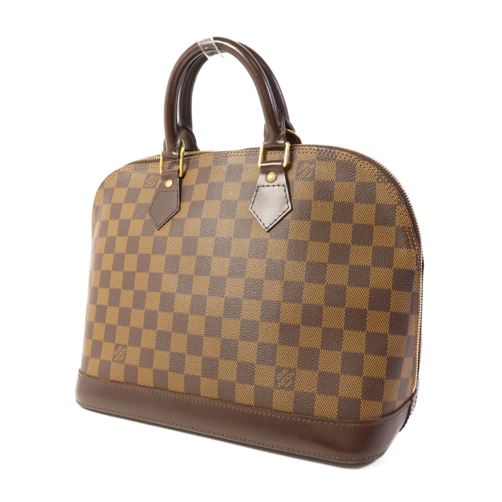 LOUIS VUITTON Damier Alma金扣手挽袋