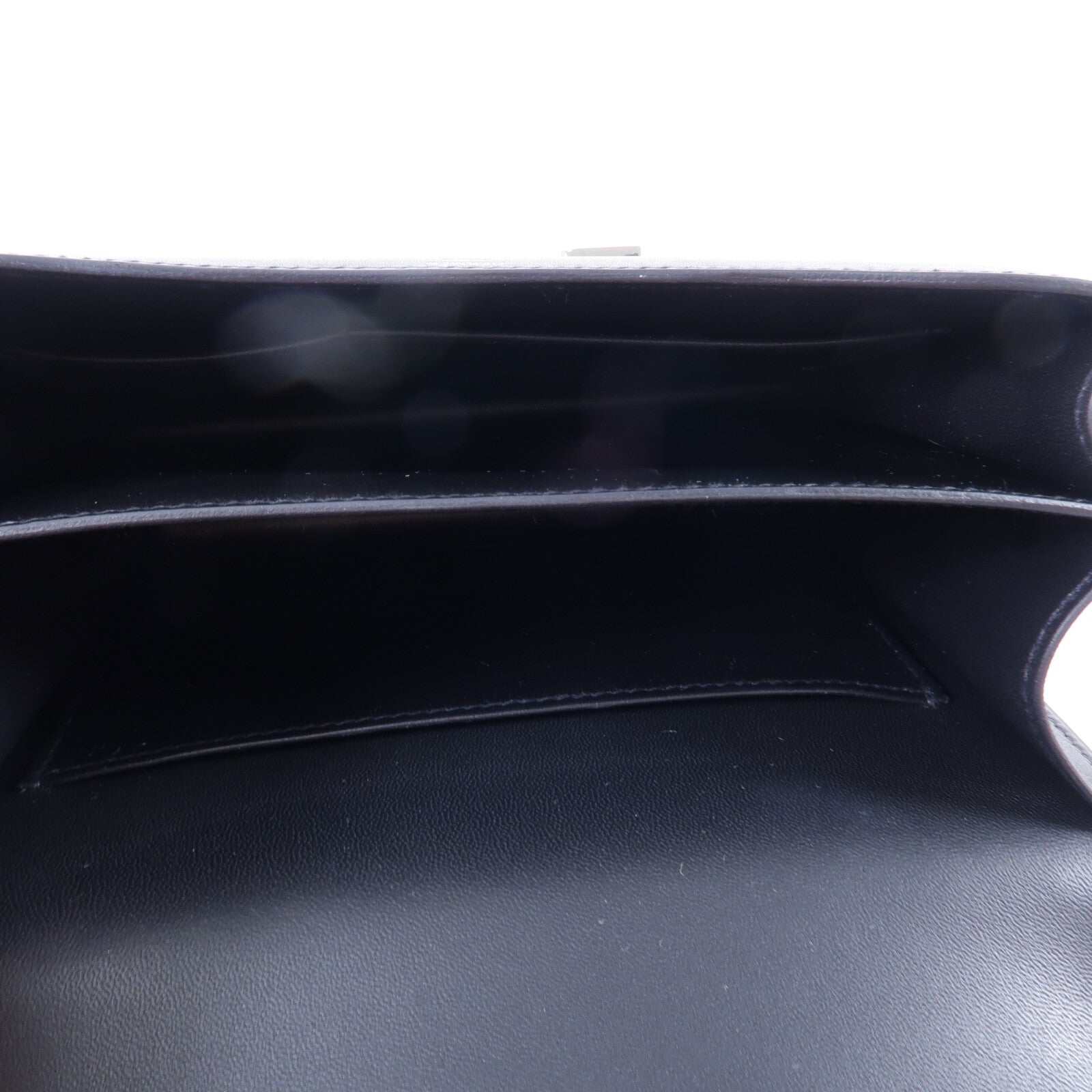 HERMES Evercalf皮革Constance Mini肩背袋Noir