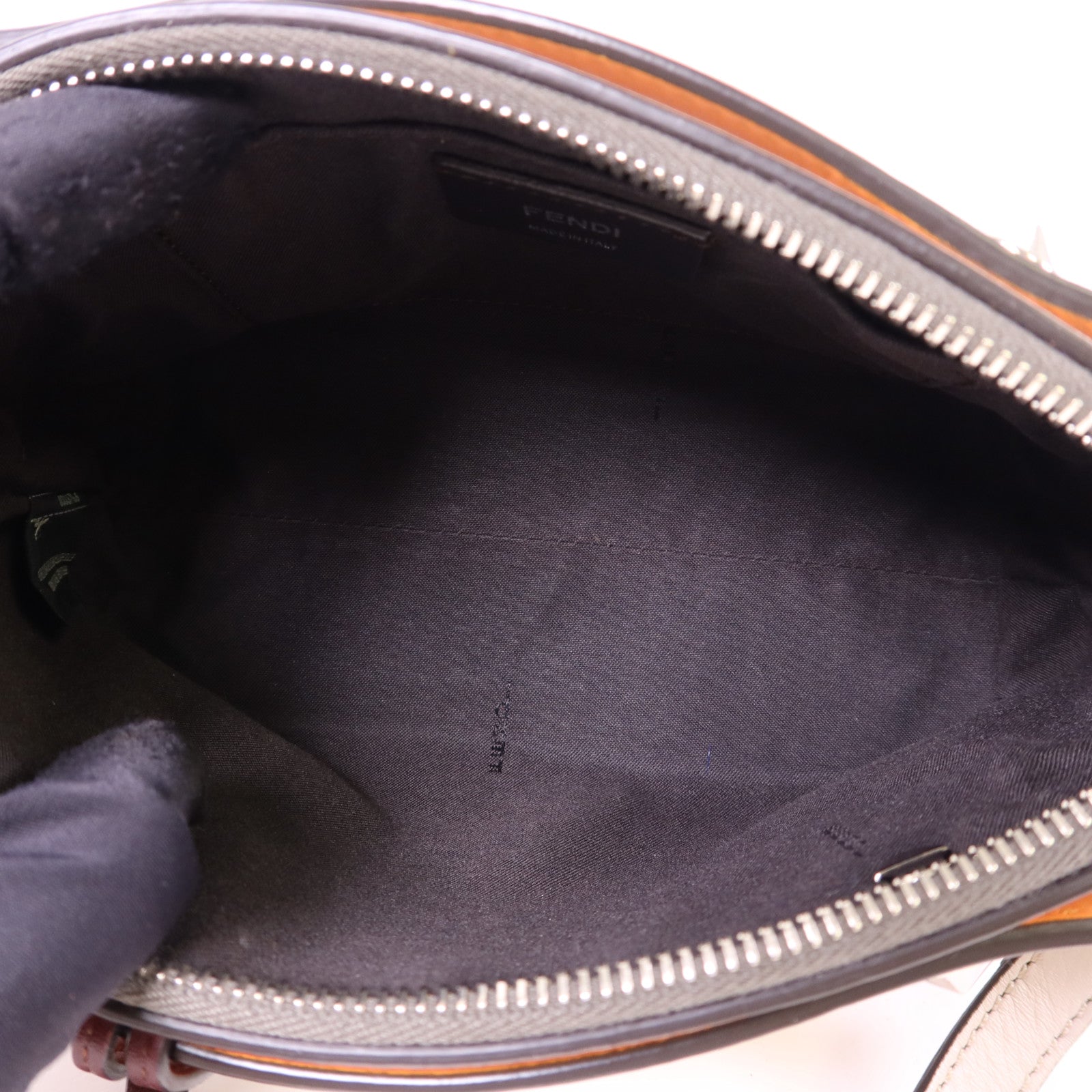 FENDI 牛皮皮革By The Way Mini銀扣手挽肩背兩用袋