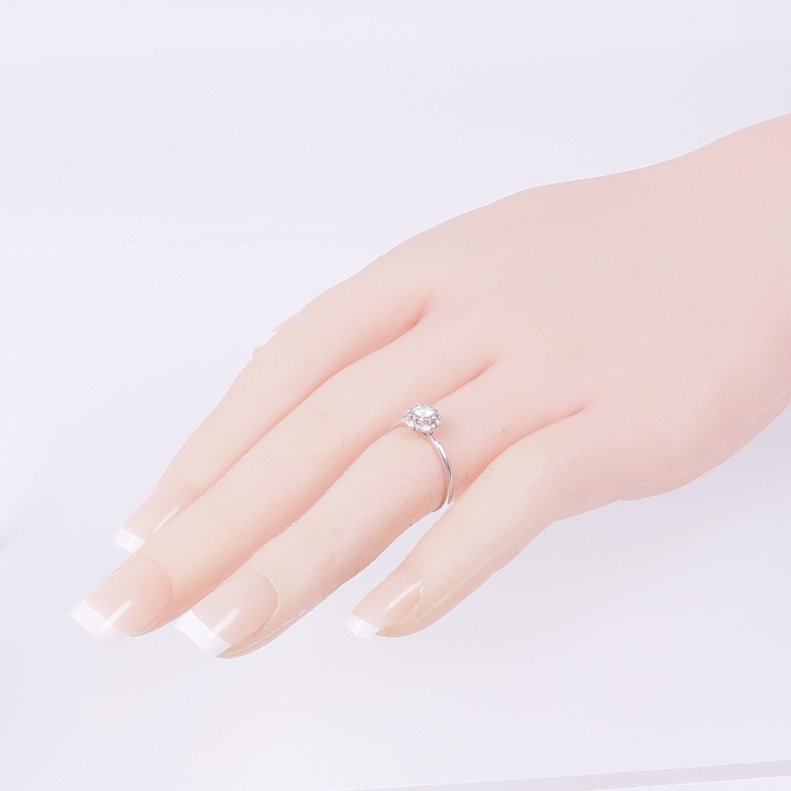 JEWELRY 【激減優惠】18K白金Diamond Ring鑽石戒指US#5.25