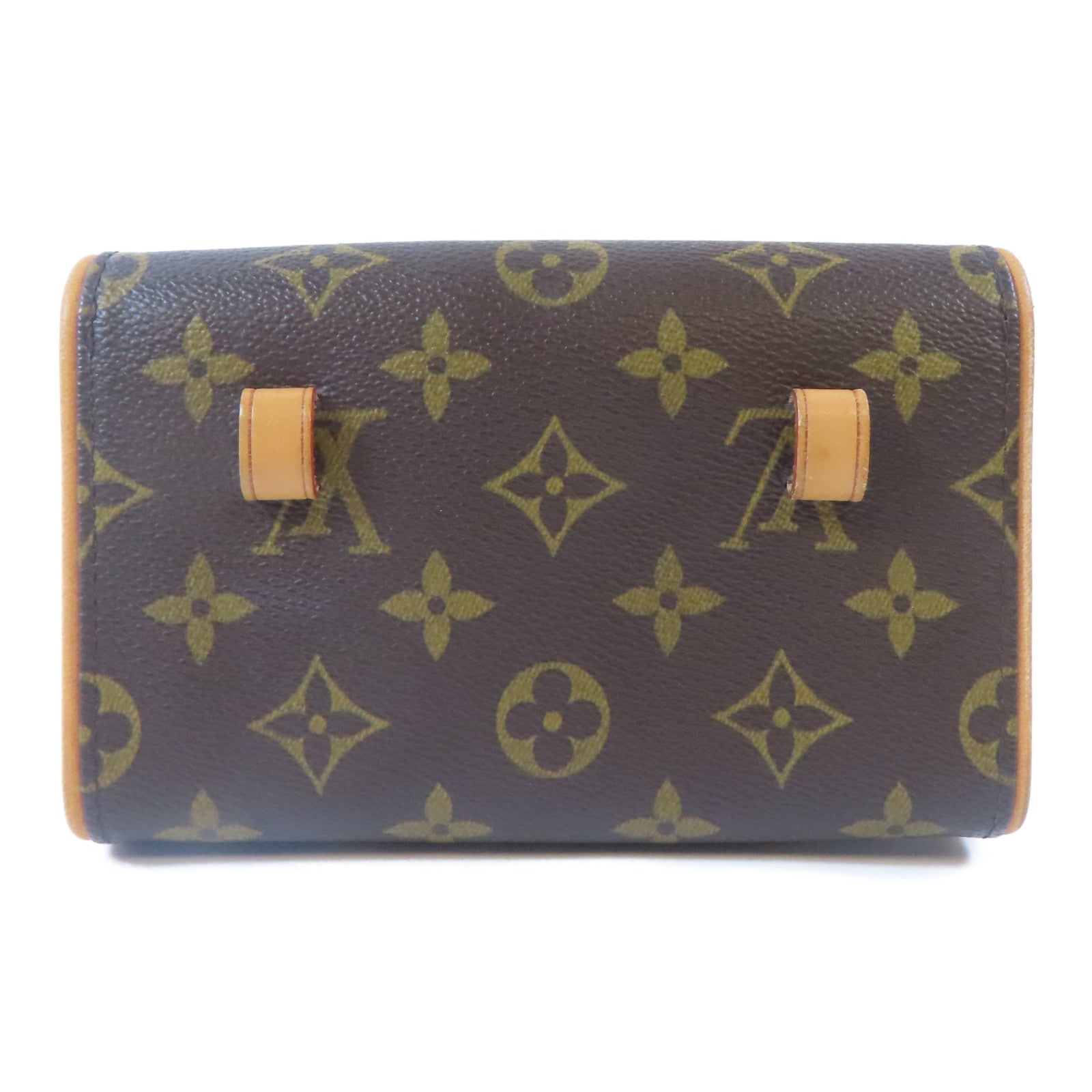 LOUIS VUITTON Monogram Pochette Florentine金扣腰包啡色