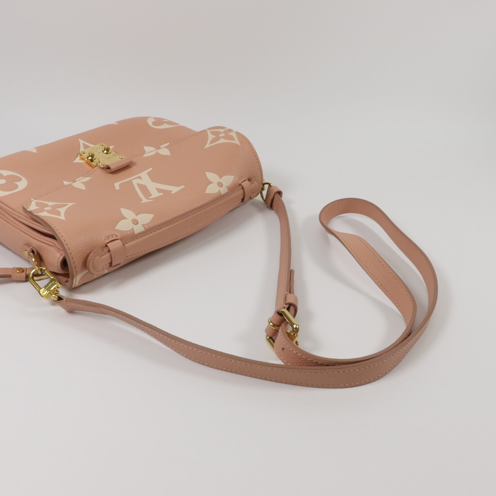LOUIS VUITTON Monogram Empreinte Pochette Metis手挽肩背兩用袋