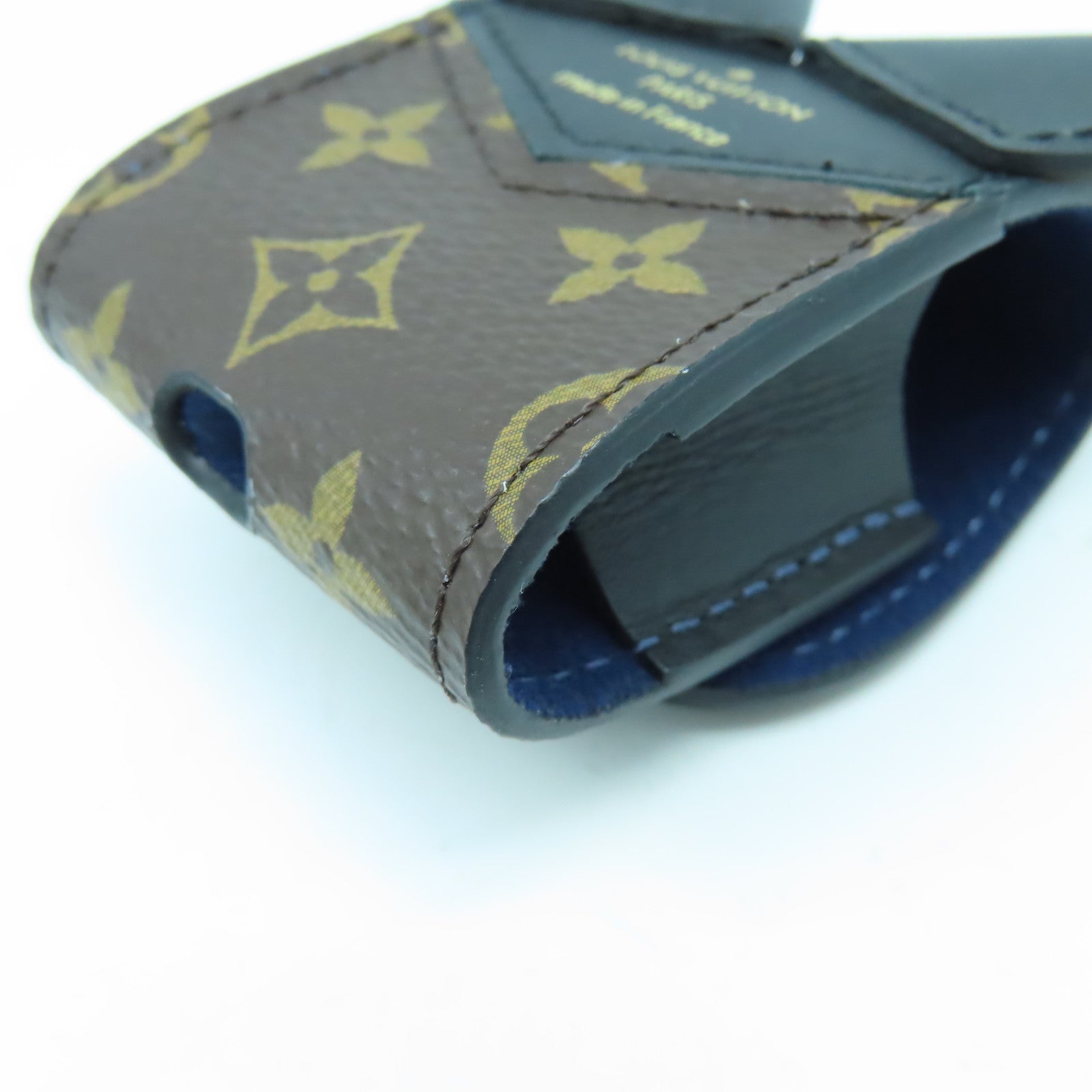 LOUIS VUITTON 【激減優惠】Monogram Earphone Case金扣耳機套啡色