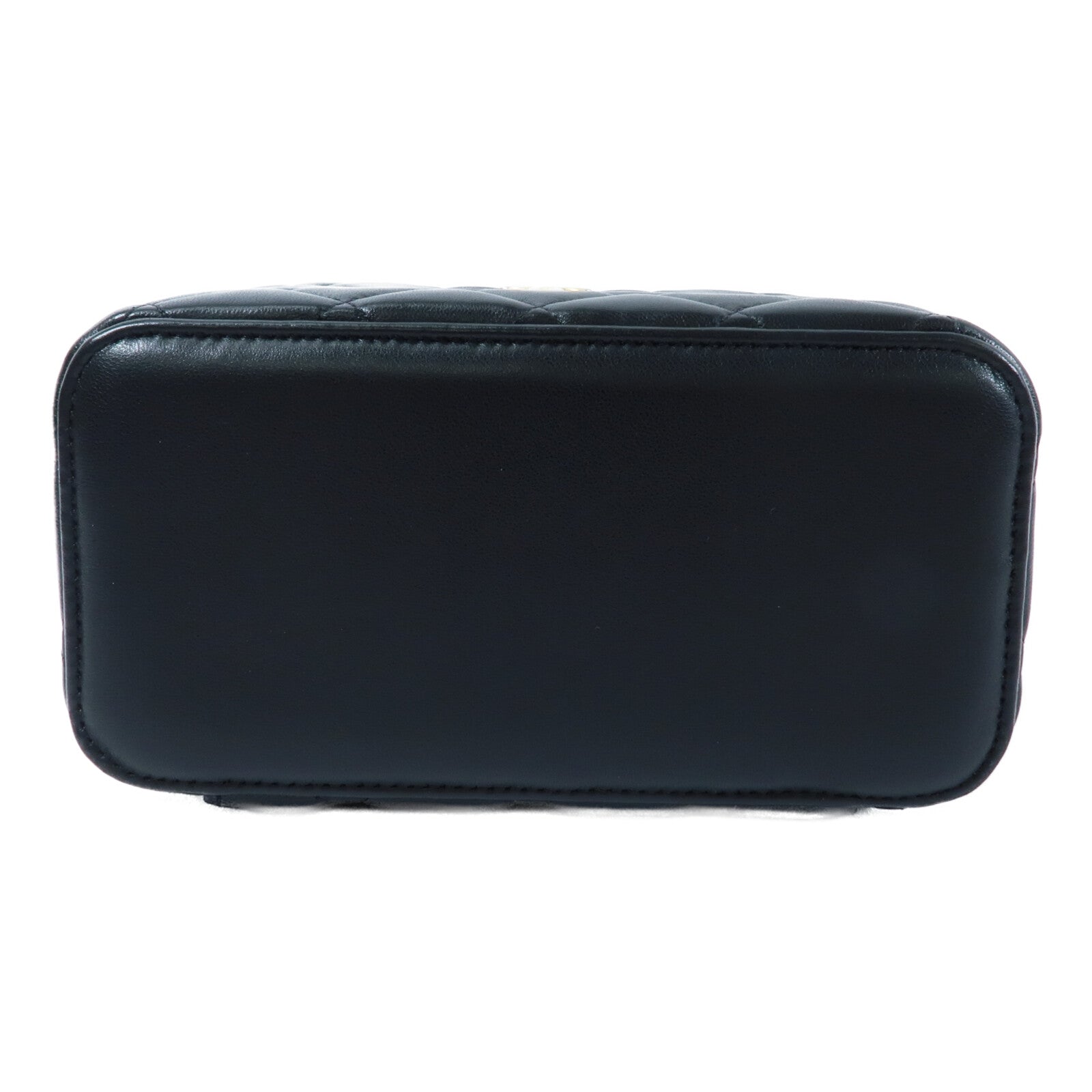CHANEL 羊皮皮革Vanity Case鏈帶手挽肩背兩用袋