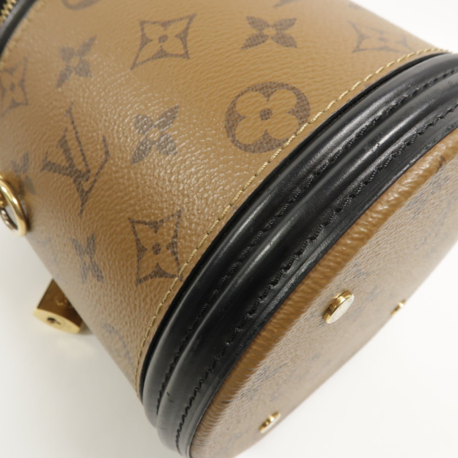 LOUIS VUITTON Monogram Reverse Cannes手挽肩背兩用袋