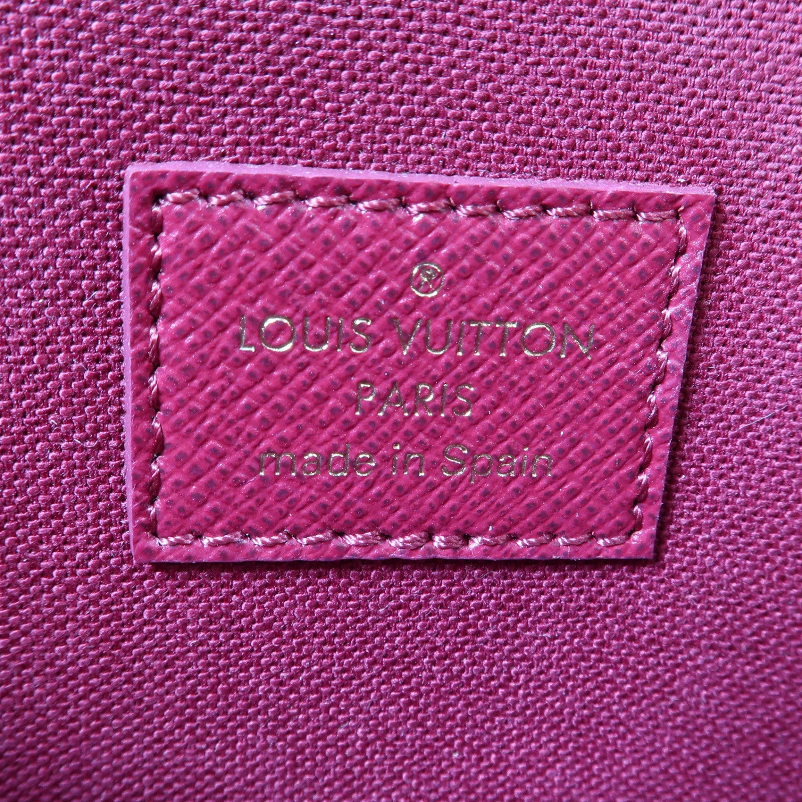 LOUIS VUITTON Monogram Pochette Felicie金扣鏈帶肩背袋棕色