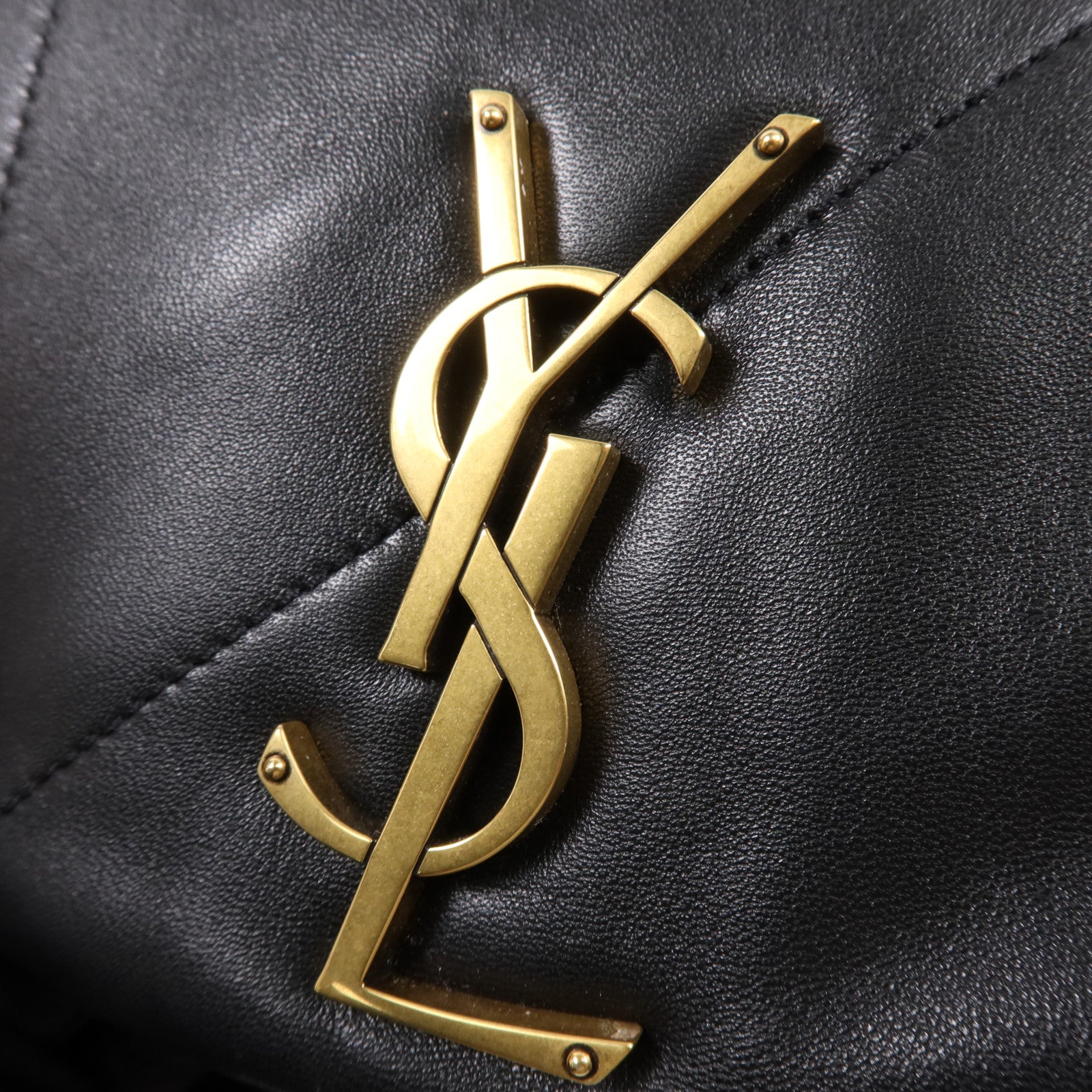 YVES SAINT LAURENT 【激減優惠】羊皮皮革LARGE Jamie 4.3金扣鏈帶肩背袋