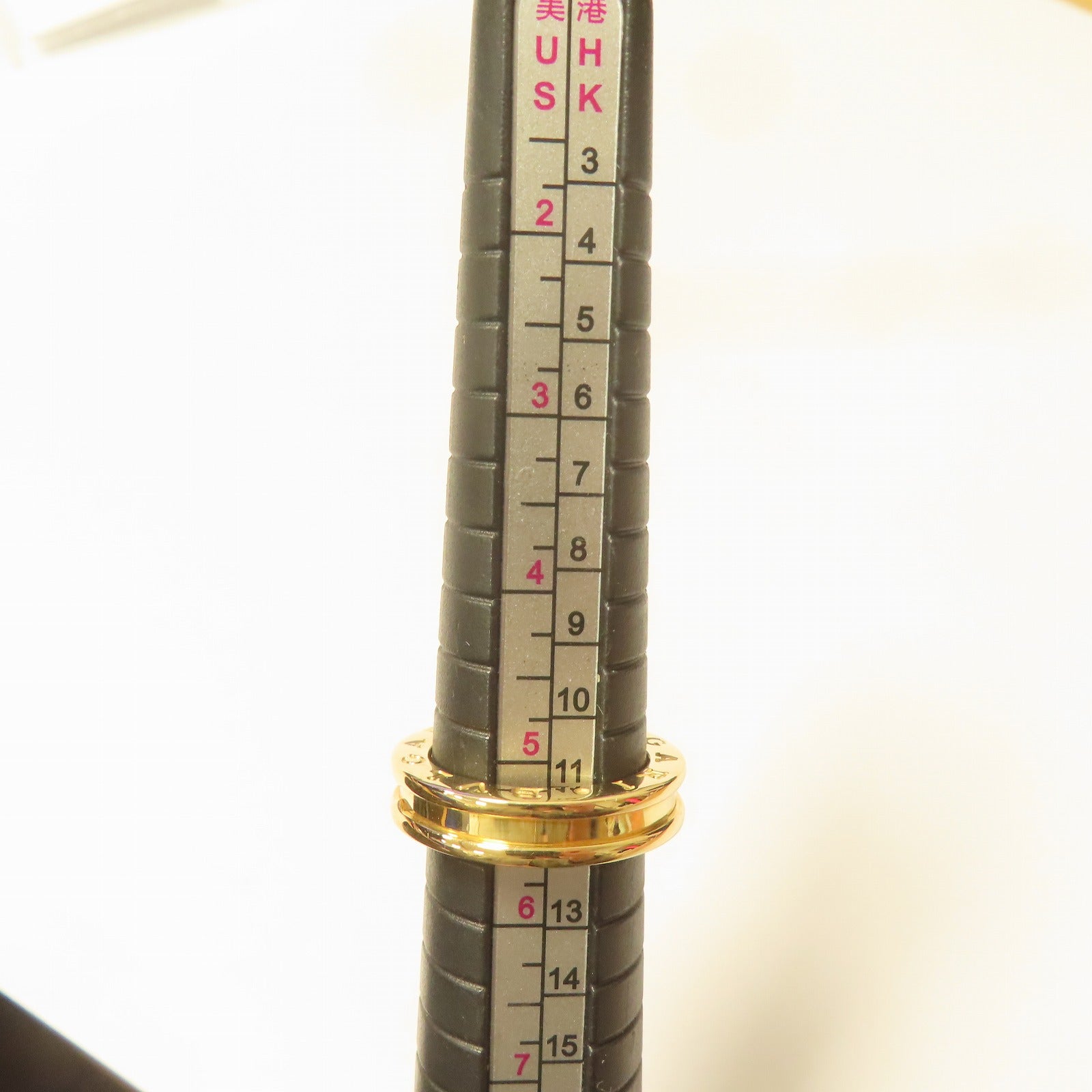 BVLGARI 18K黃金B-zero1 XS Ring戒指US#5.5/BVLGARI#50