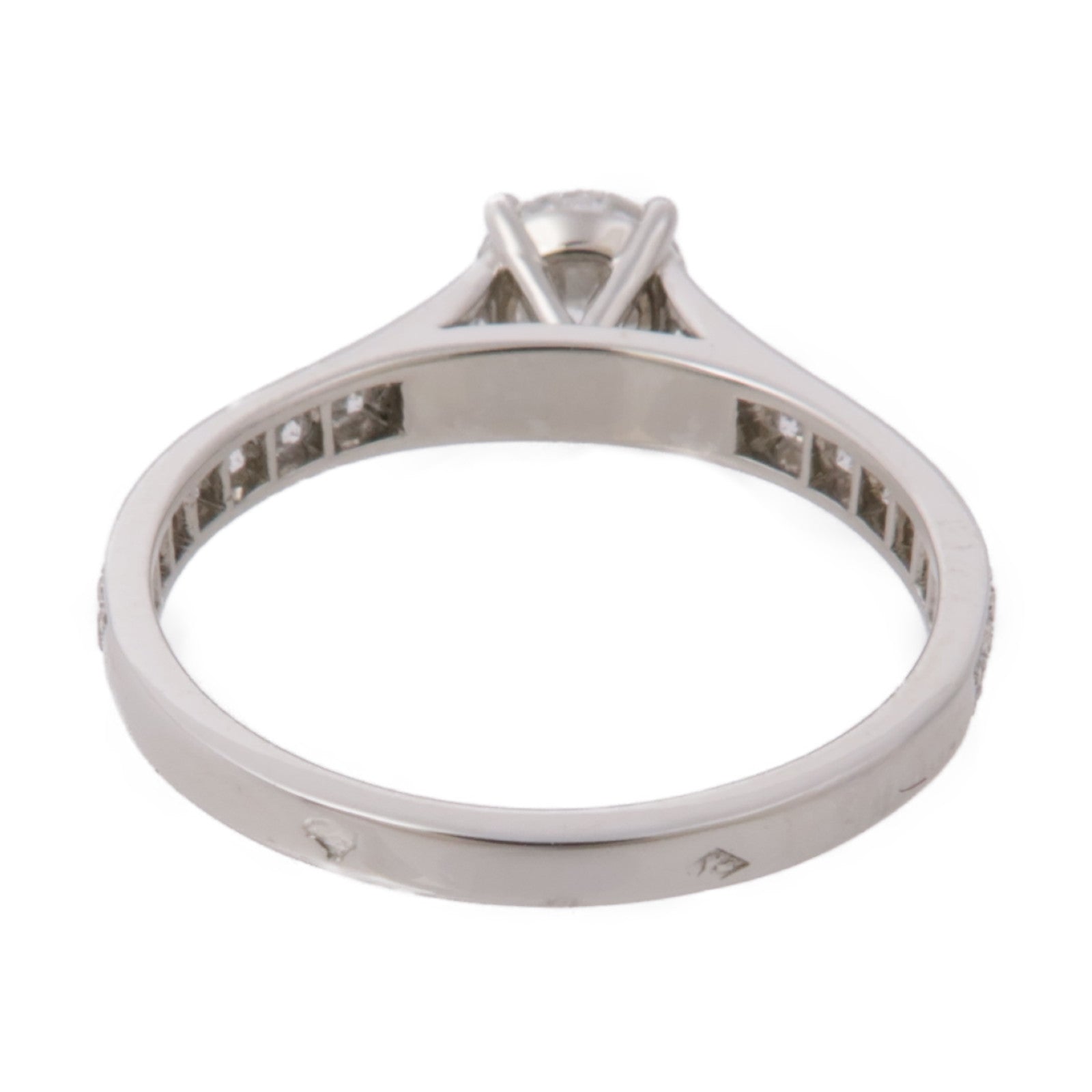 Van Cleef & Arpels Romance Solitaire Ring Diamond PT950 Platinum US#5.25