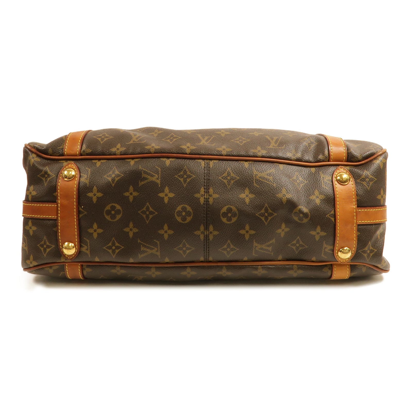 LOUIS VUITTON Monogram Stresa PM肩背袋棕色