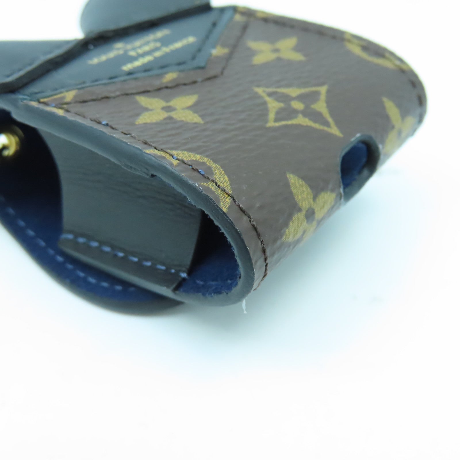 LOUIS VUITTON 【激減優惠】Monogram Earphone Case金扣耳機套啡色