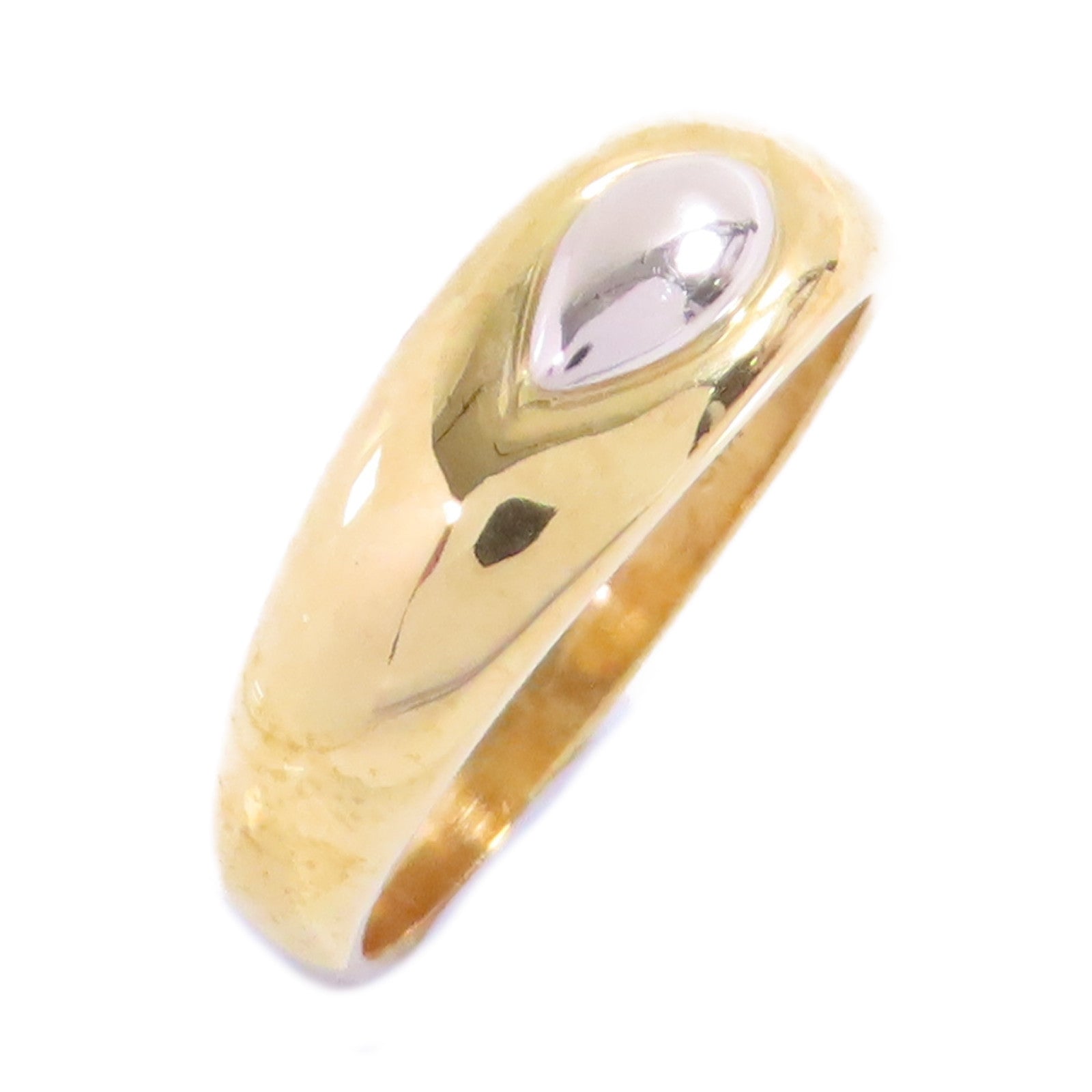 JEWELRY 18K黃金/PT900鉑金Gold Ring戒指US#4.75