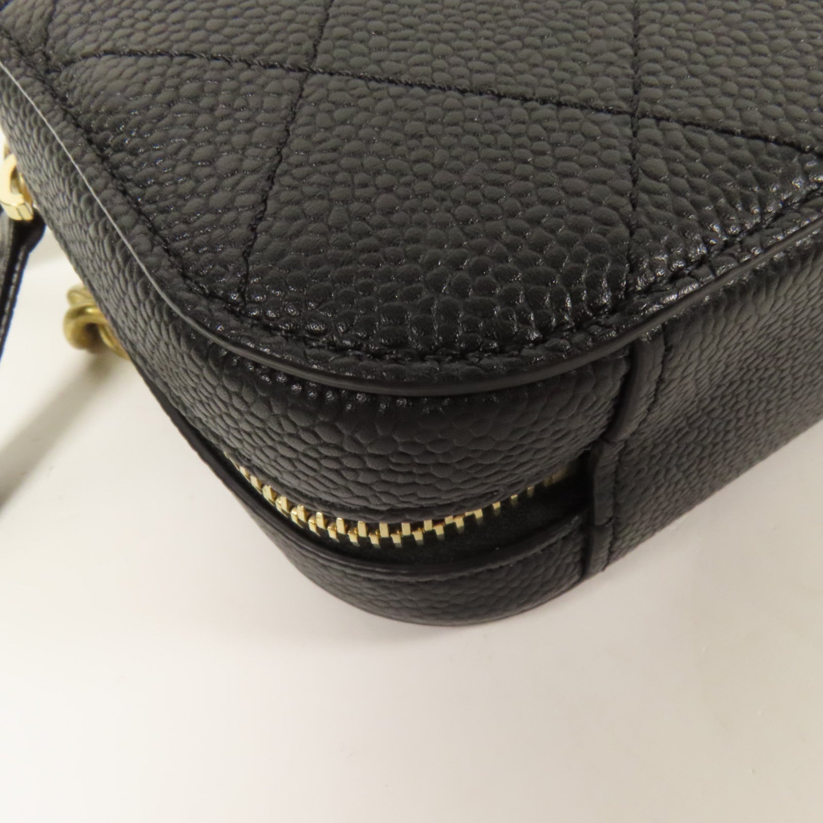 CHANEL 牛皮皮革Chain Shoulder金扣肩背袋