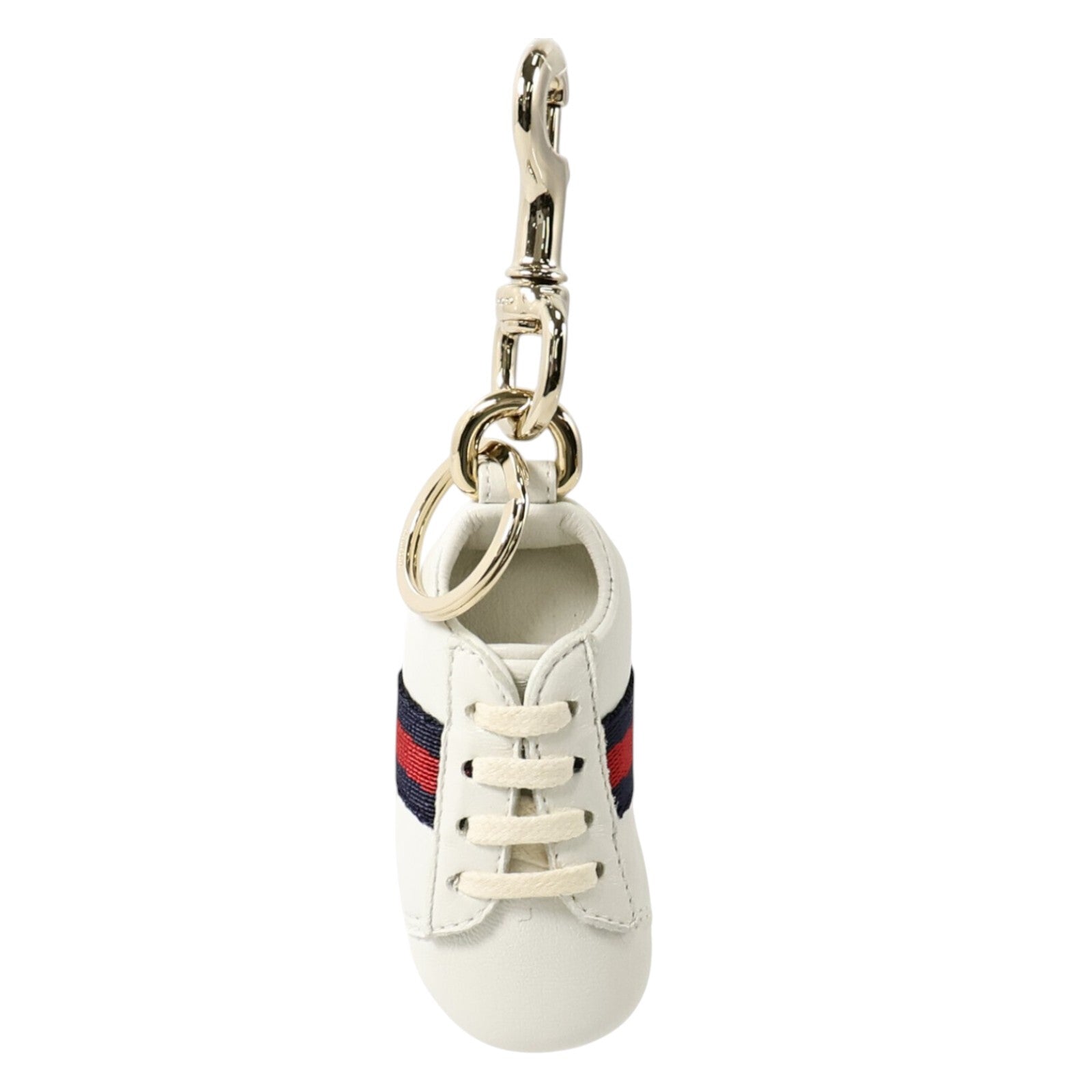GUCCI 牛皮皮革Ace Sneaker Keyring Charm鎖匙扣