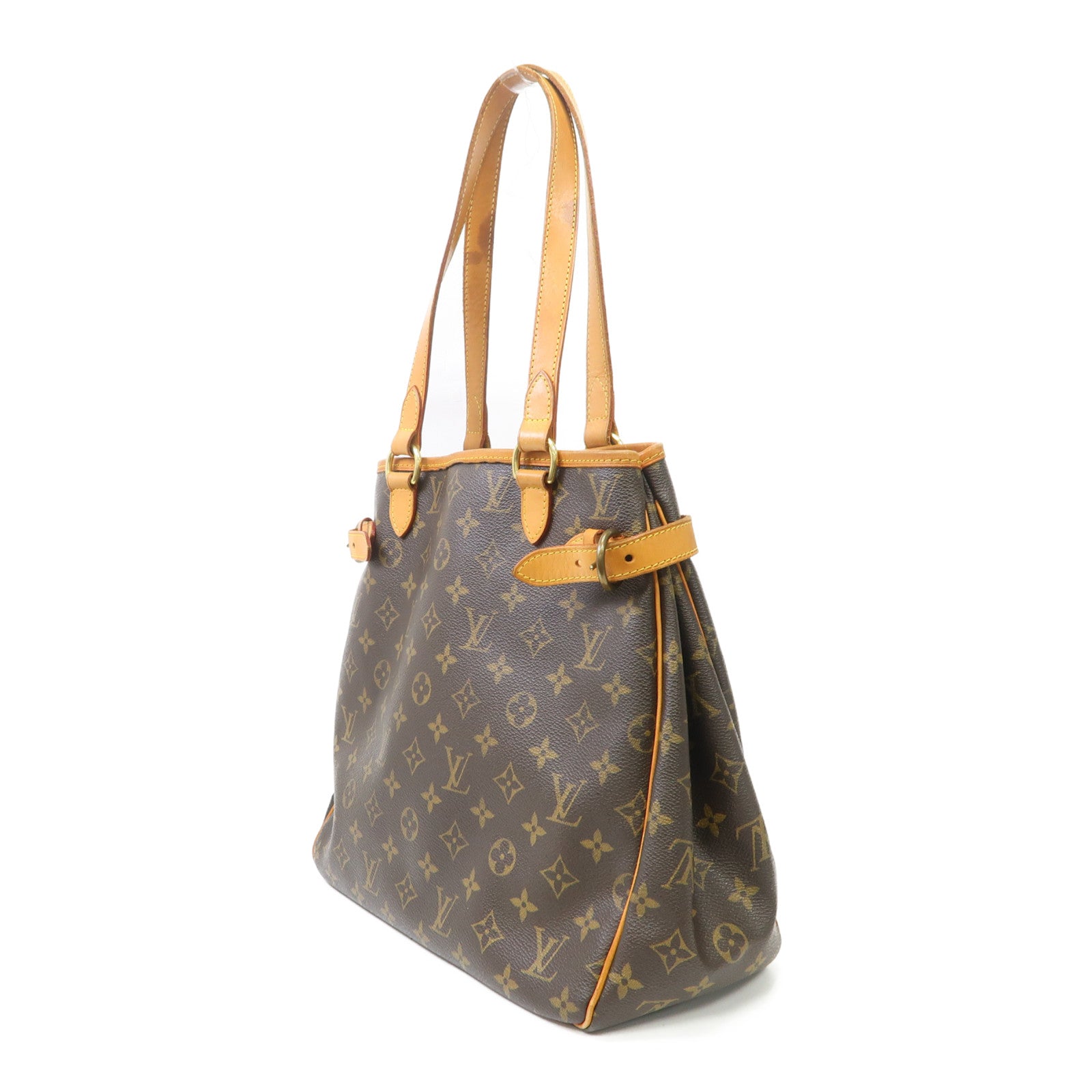 LOUIS VUITTON 【激減優惠】Monogram Batignolles Horizontal金扣肩背袋啡色