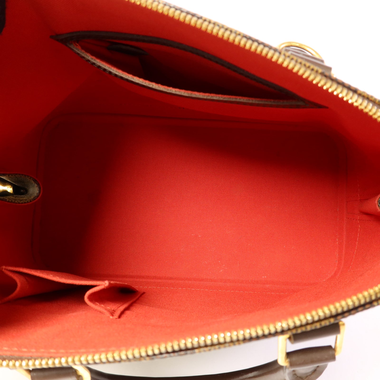 LOUIS VUITTON Damier Alma金扣手挽袋