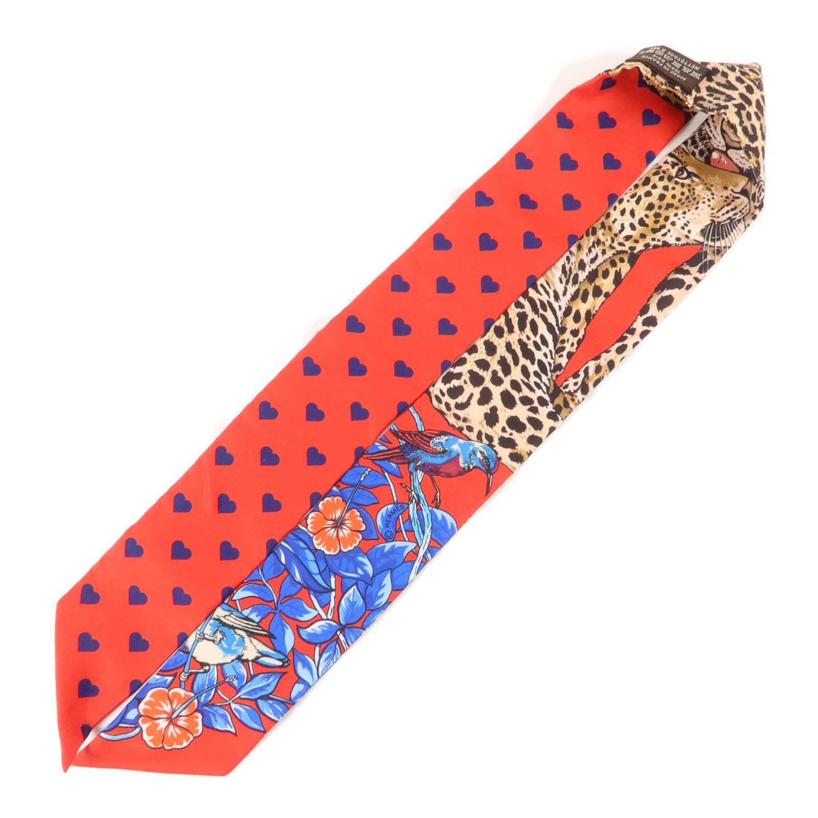 HERMES 絲質Jungle Love Love Twilly絲巾