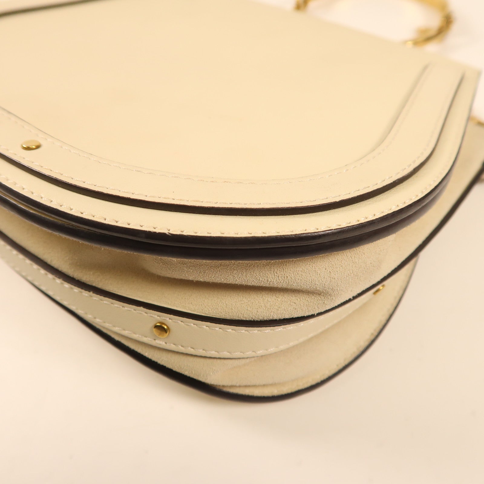 Chloe 牛皮皮革Nile Bag金扣手挽肩背兩用袋