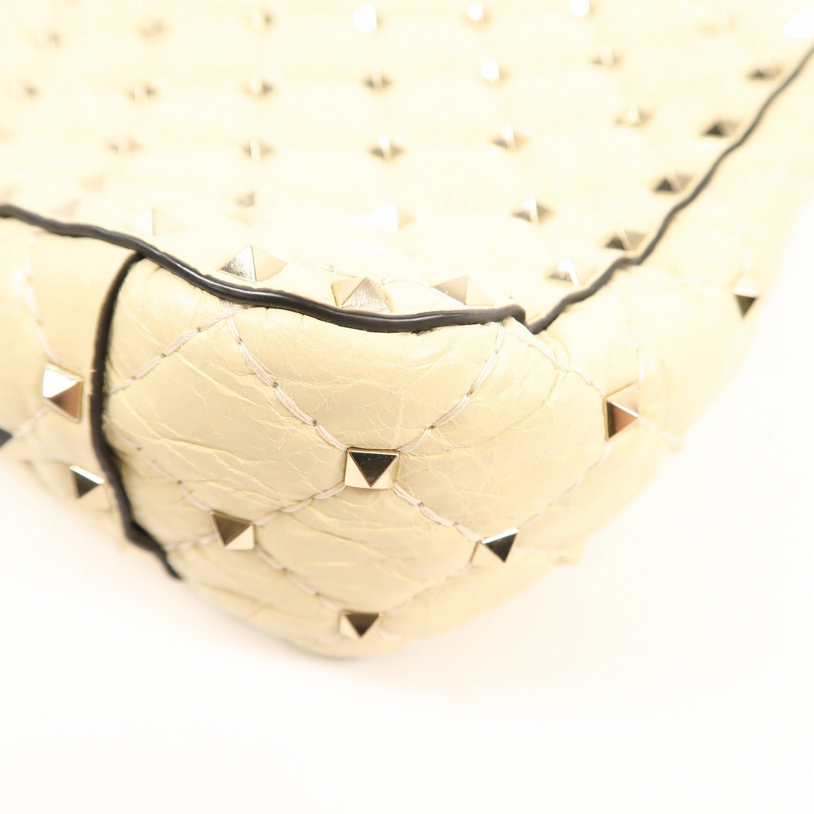 Valentino 牛皮皮革Shoulder Bag金扣鏈帶手挽肩背兩用袋
