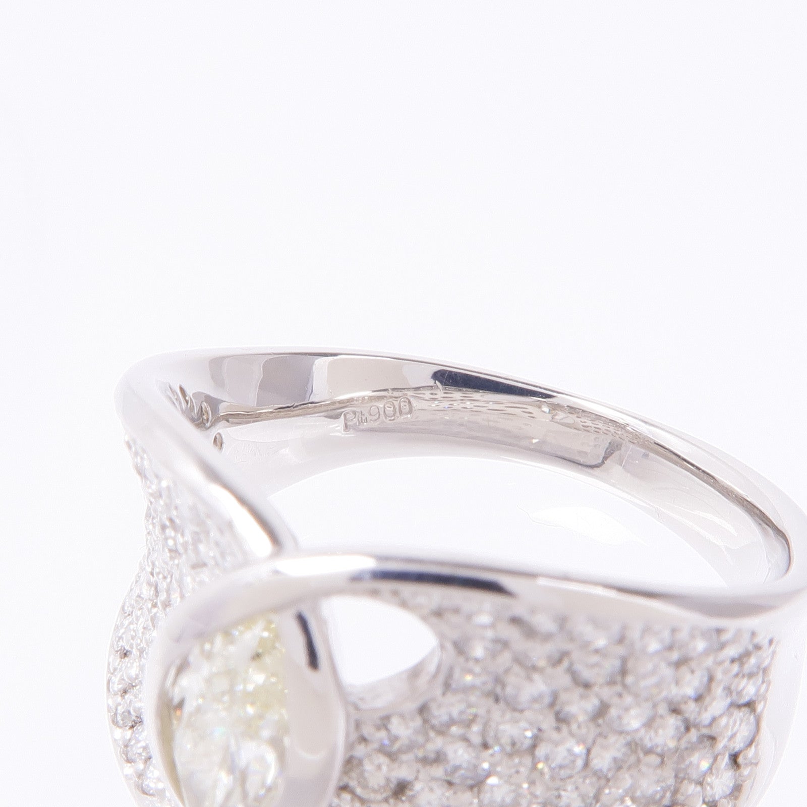 JEWELRY Diamond Ring PT900 Platinum US#5.75