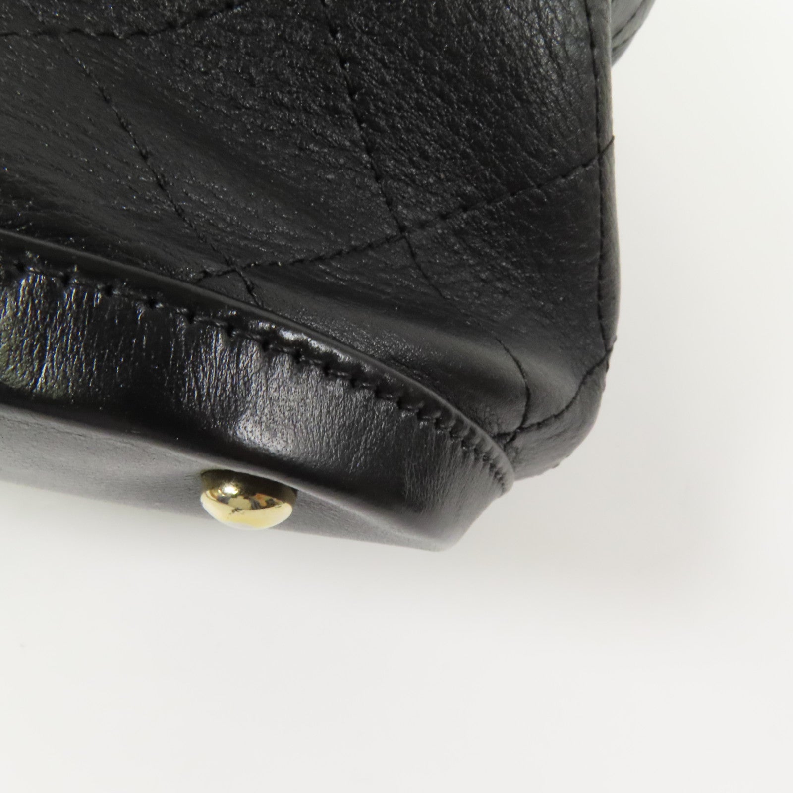 CHANEL 牛皮皮革Shoulder Bag金扣鏈帶肩背袋