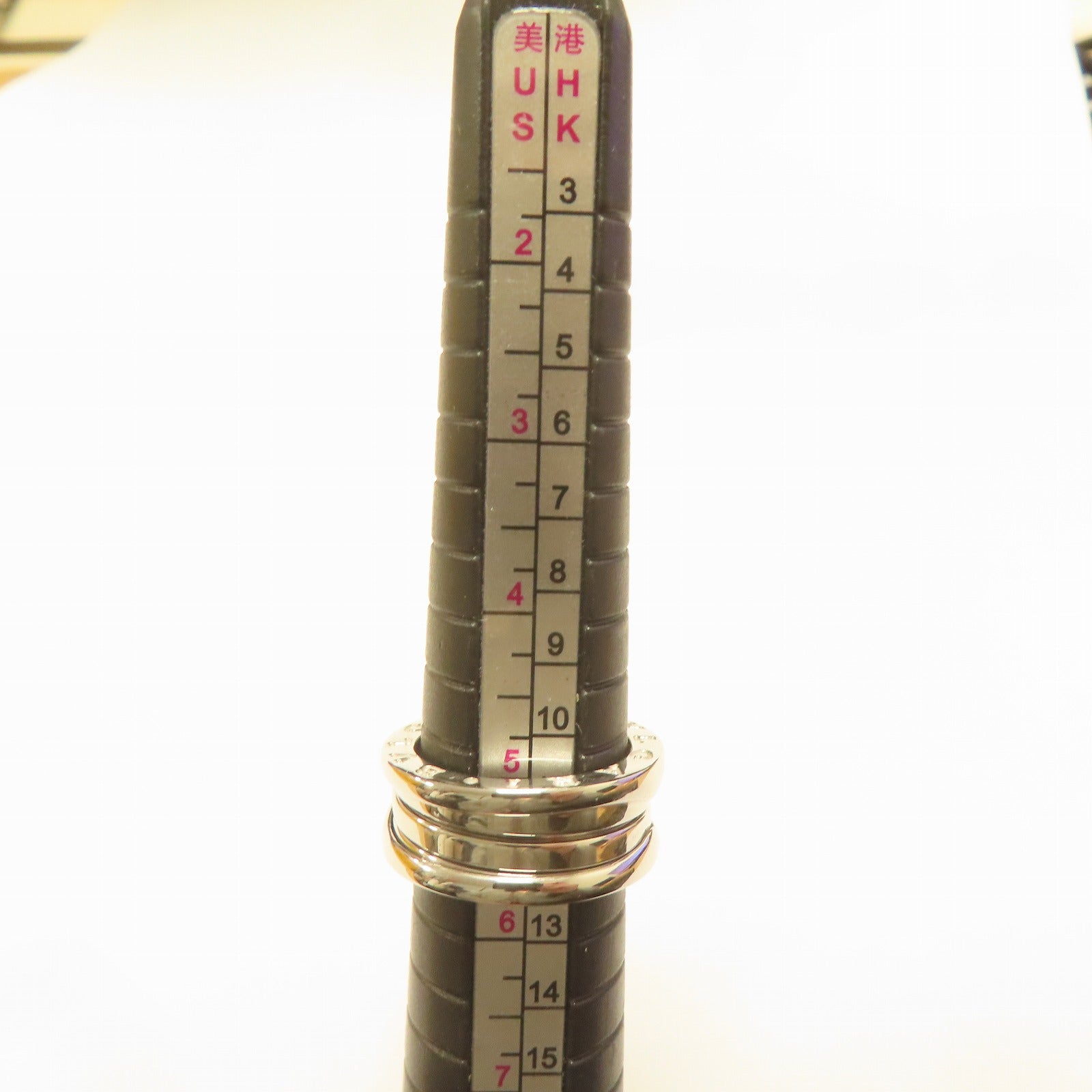 BVLGARI 18K白金B-zero1 Ring戒指US#5.75/BVLGARI#51