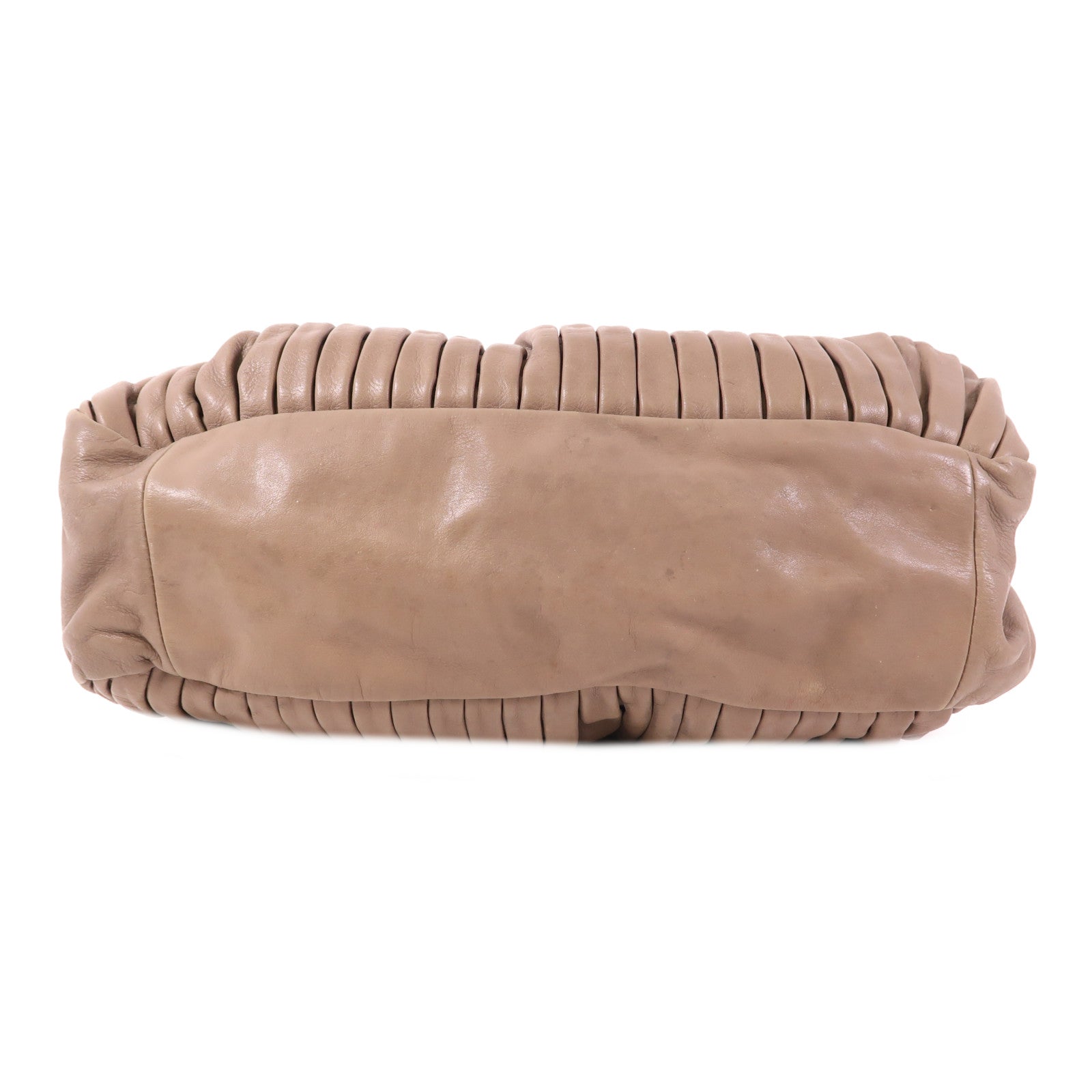 Miu Miu 牛皮皮革2 Way Shoulder金扣手挽肩背兩用袋