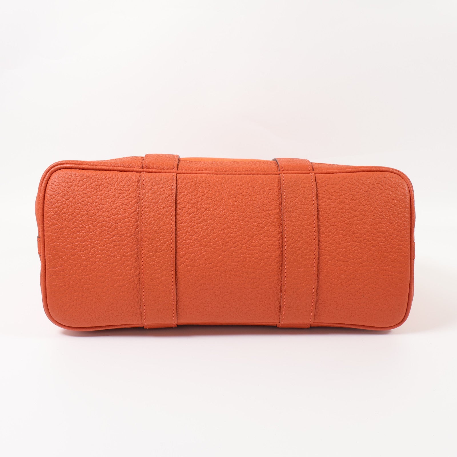 HERMES 帆布Garden Party TPM銀扣手挽袋Feu